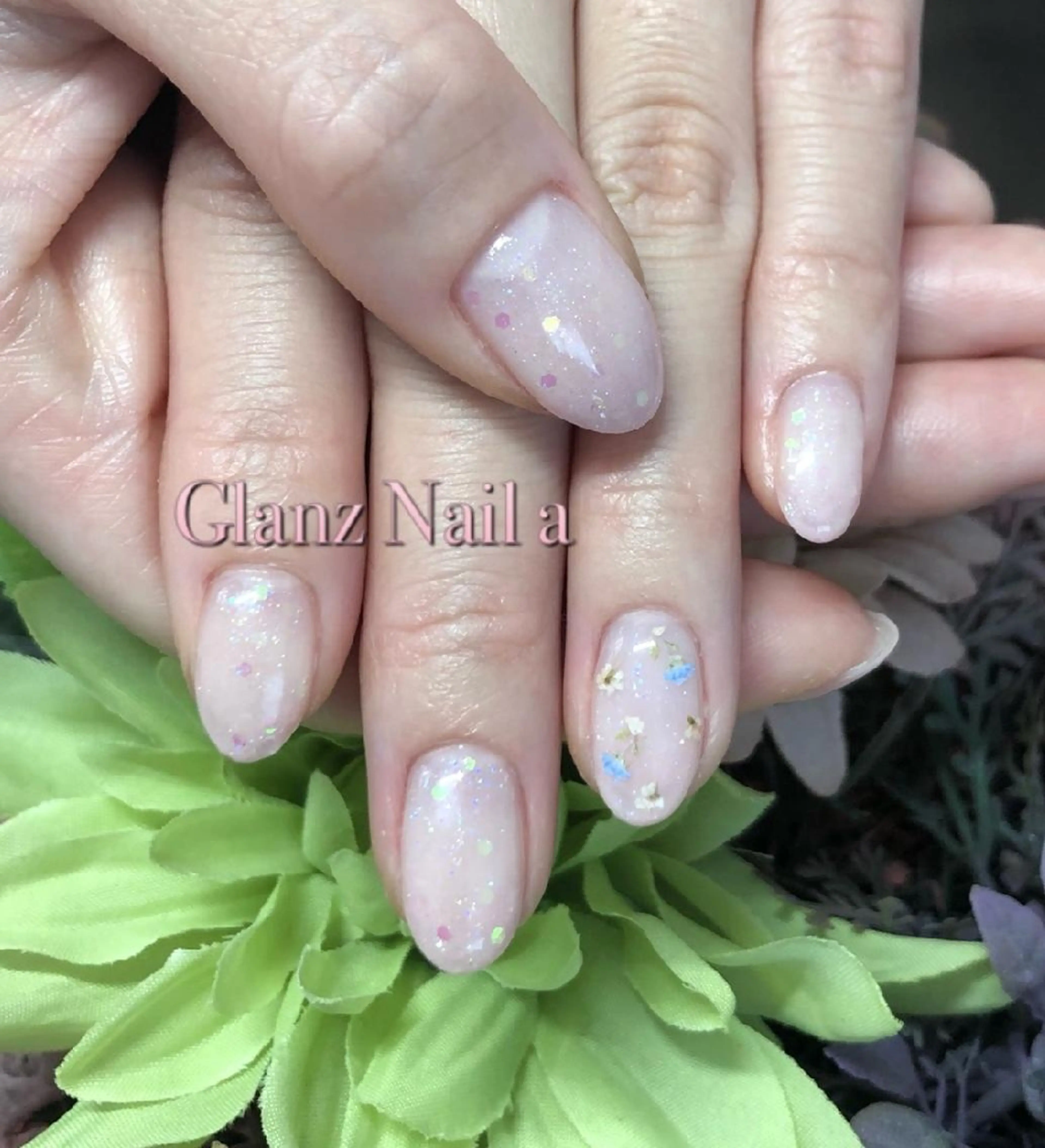 ネイル オフィスネイル Glanz  Nail aのネイルデザイン
