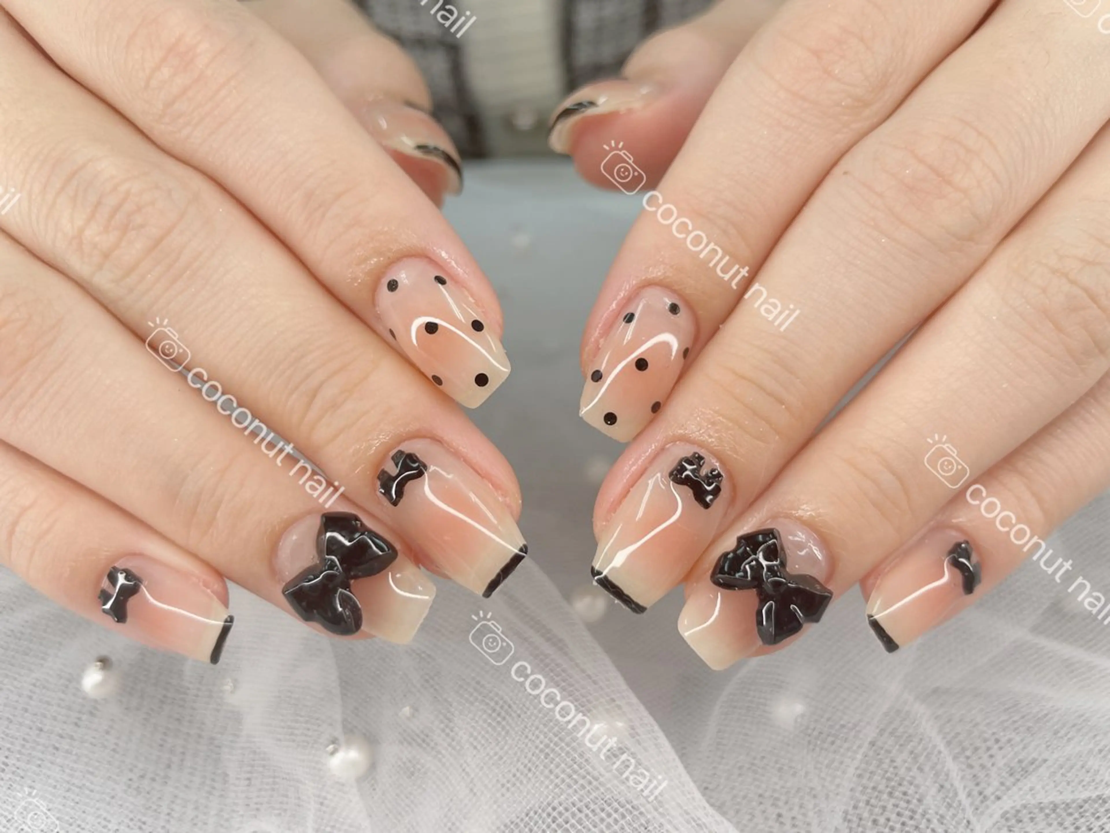 ネイル ハンドネイル 神田 ココナッツのネイルデザイン