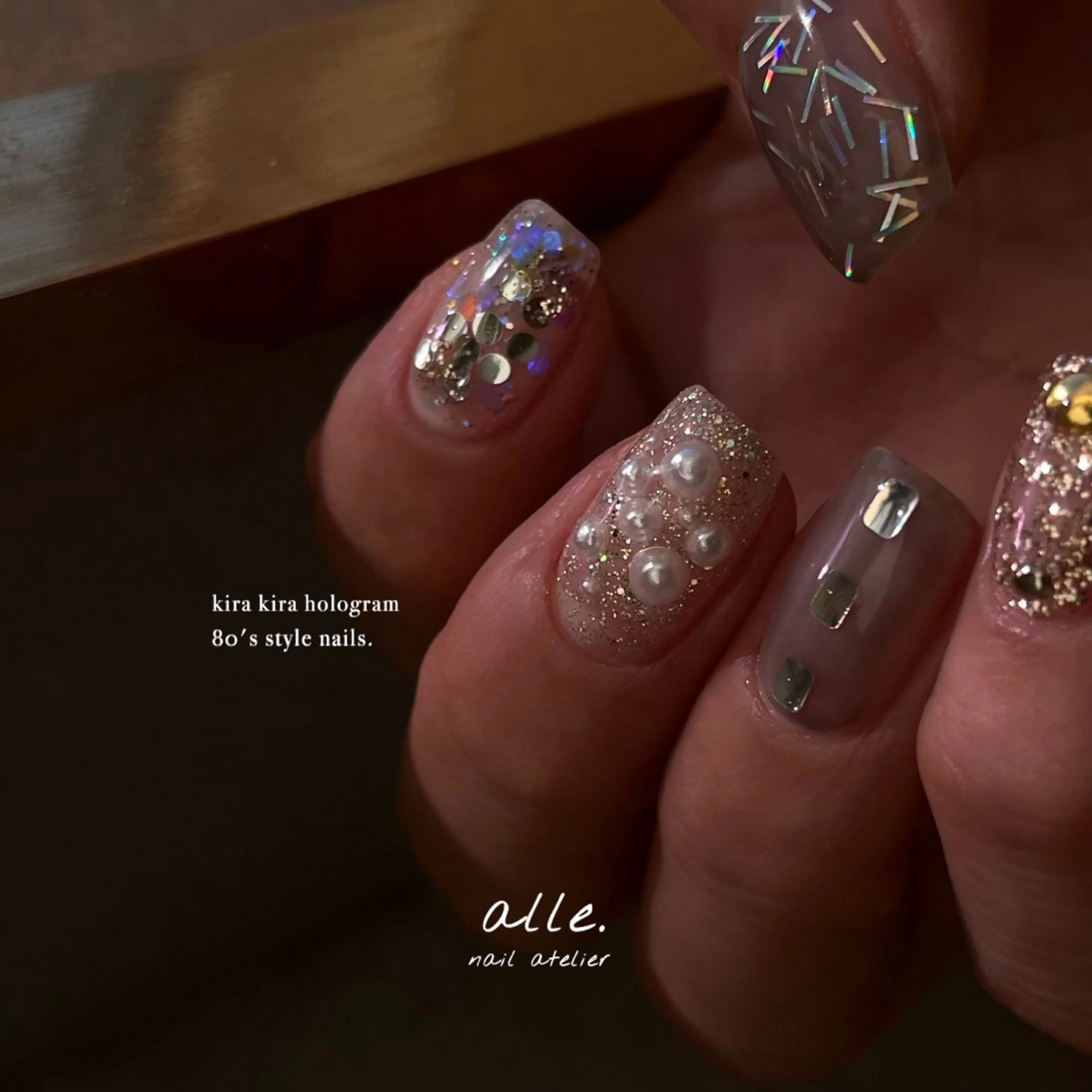 ネイル ハンドネイル atelier alle.のネイルデザイン