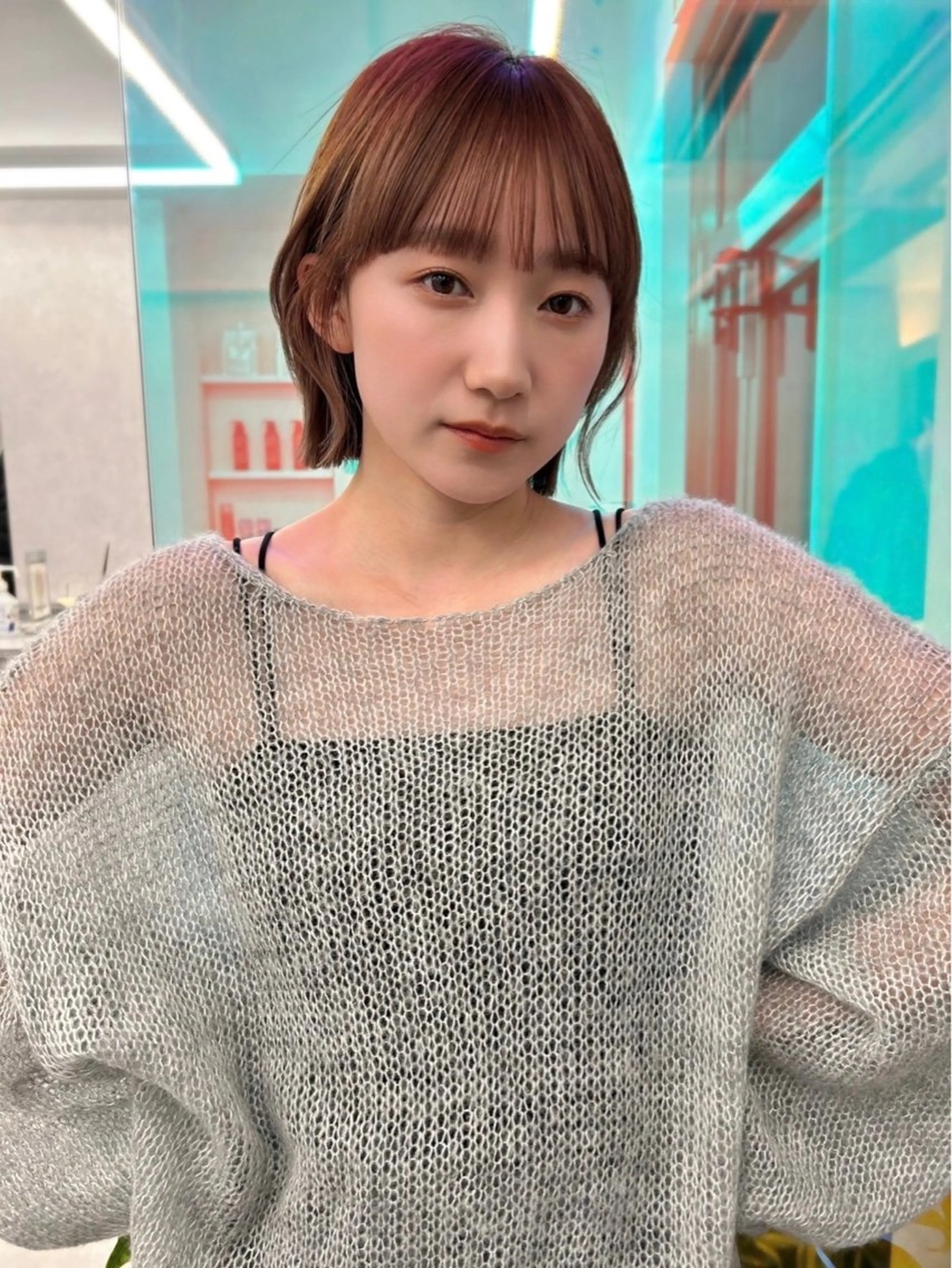 ショート 飯嶋 萌のヘアスタイル