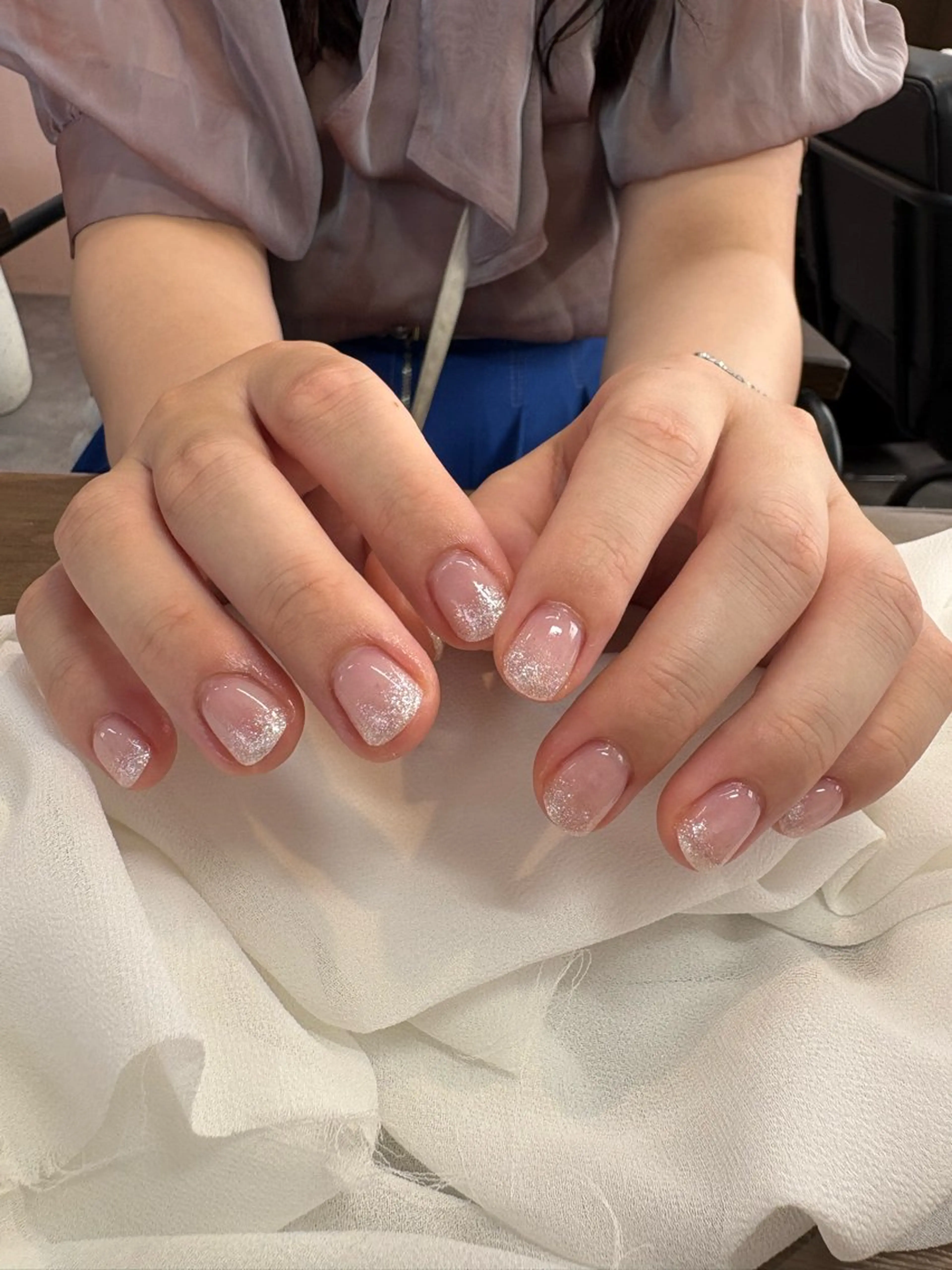 ネイル グラデーション ラメ(グリッター) ラメグラデーション marl -Msisnailsalon-甲子園店【マール】所属・marl あやかのネイルデザイン