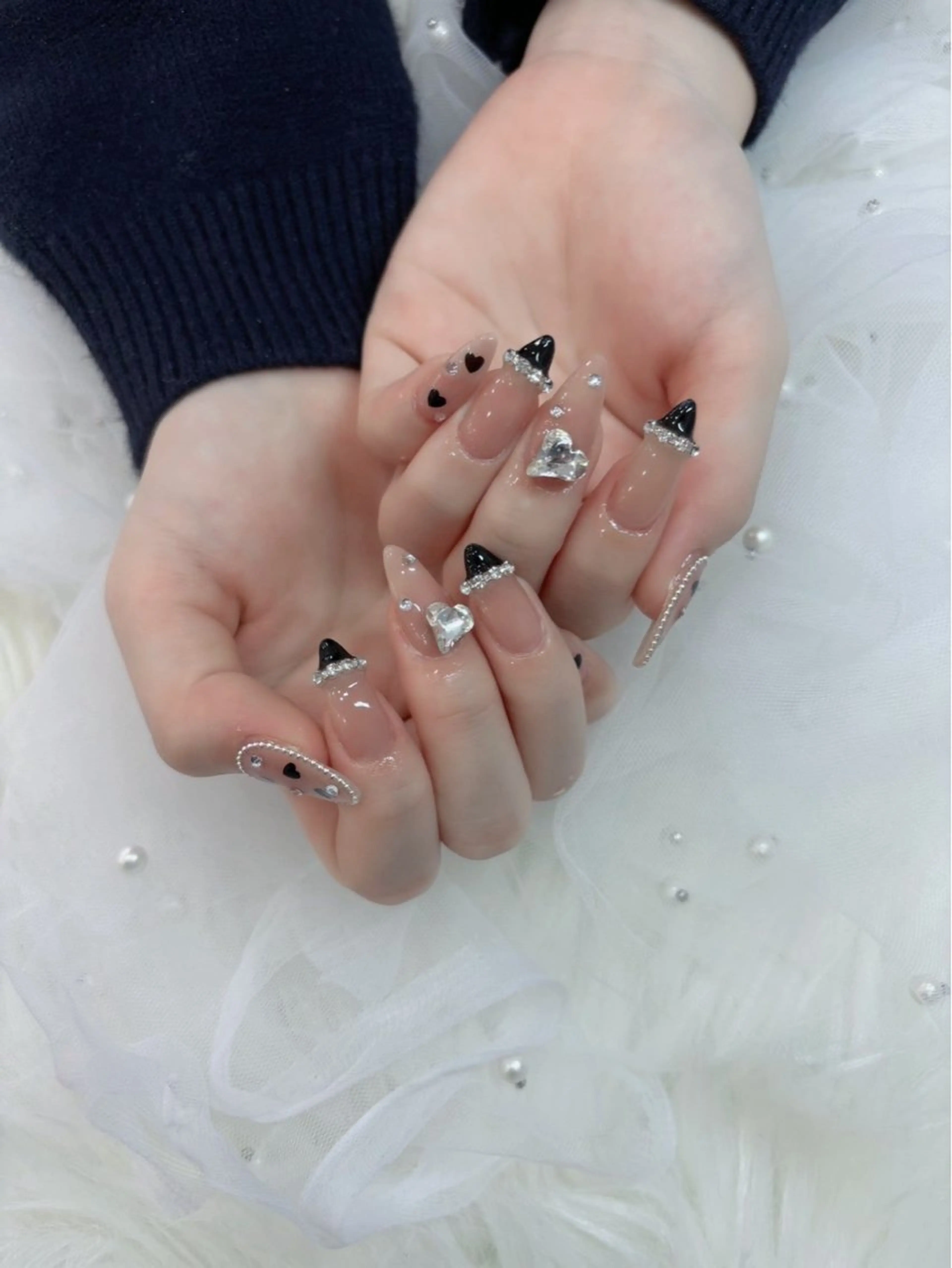 ネイル スカルプネイル ワンホンネイル icy nail れいあのネイルデザイン