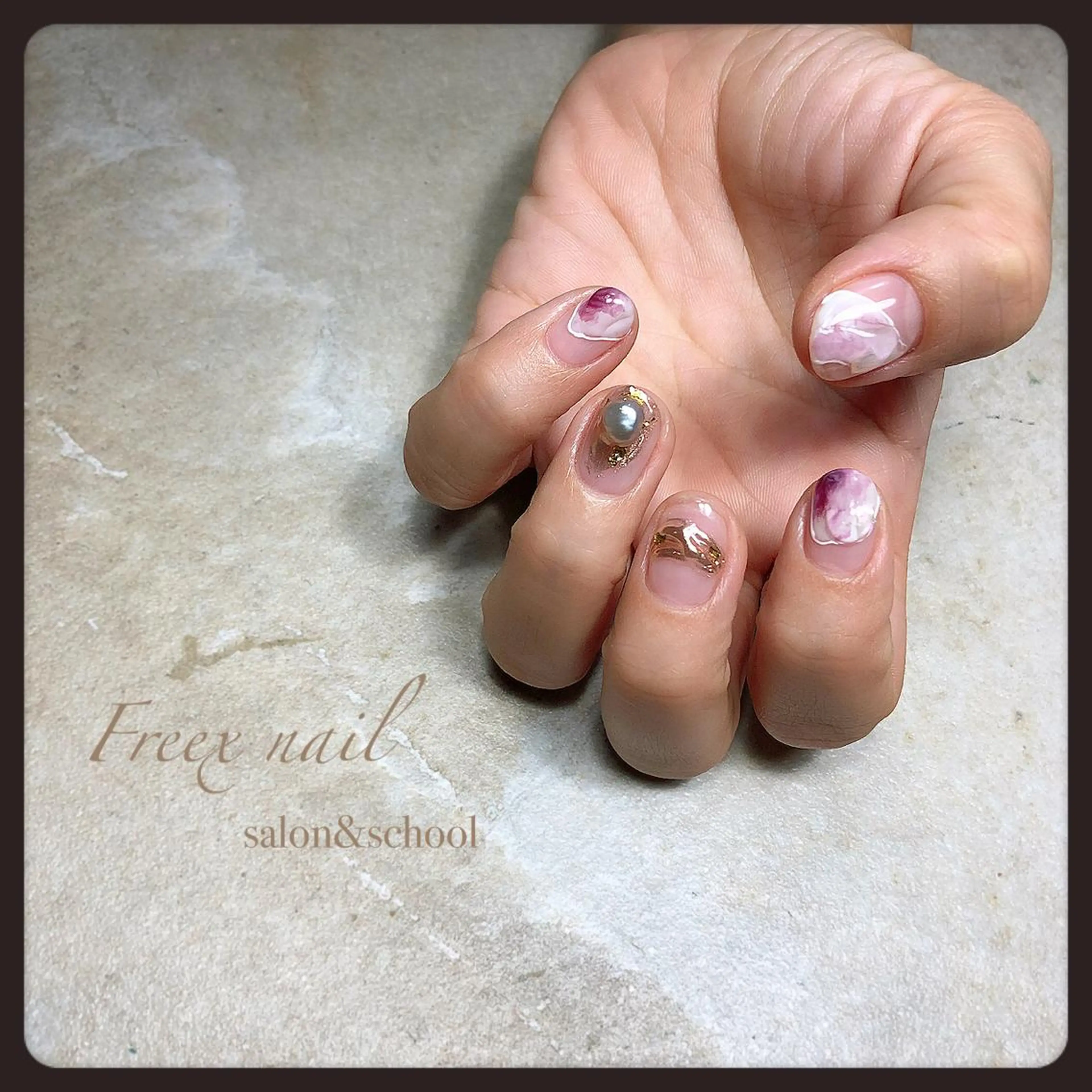 ネイル ニュアンスネイル ハンドネイル ハンドケア Freex nail所属・freex nail /ニュアンス/個性派のネイルデザイン