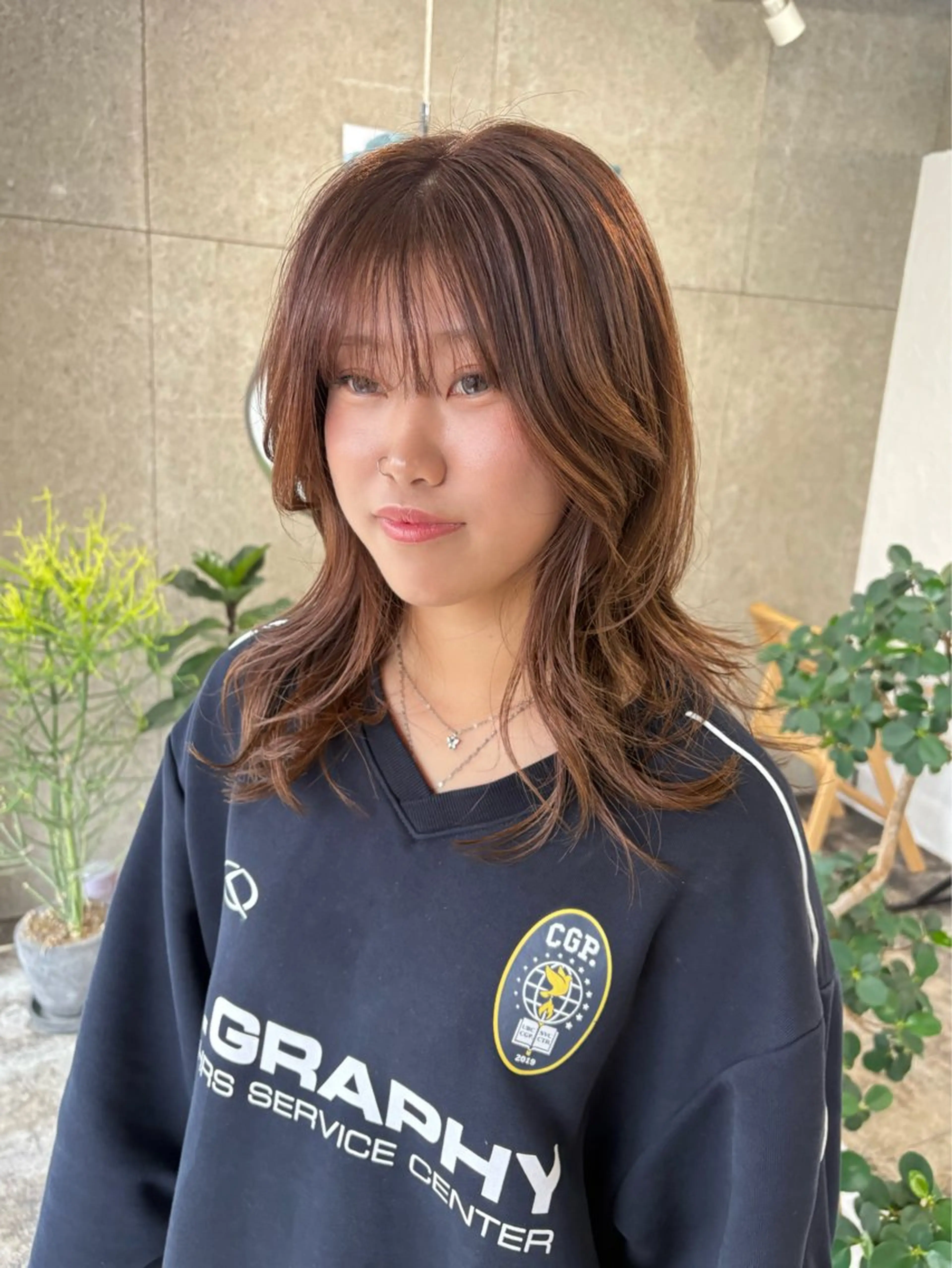 カラー ヘアカラー トリートメント KUBO HADUKIのヘアスタイル