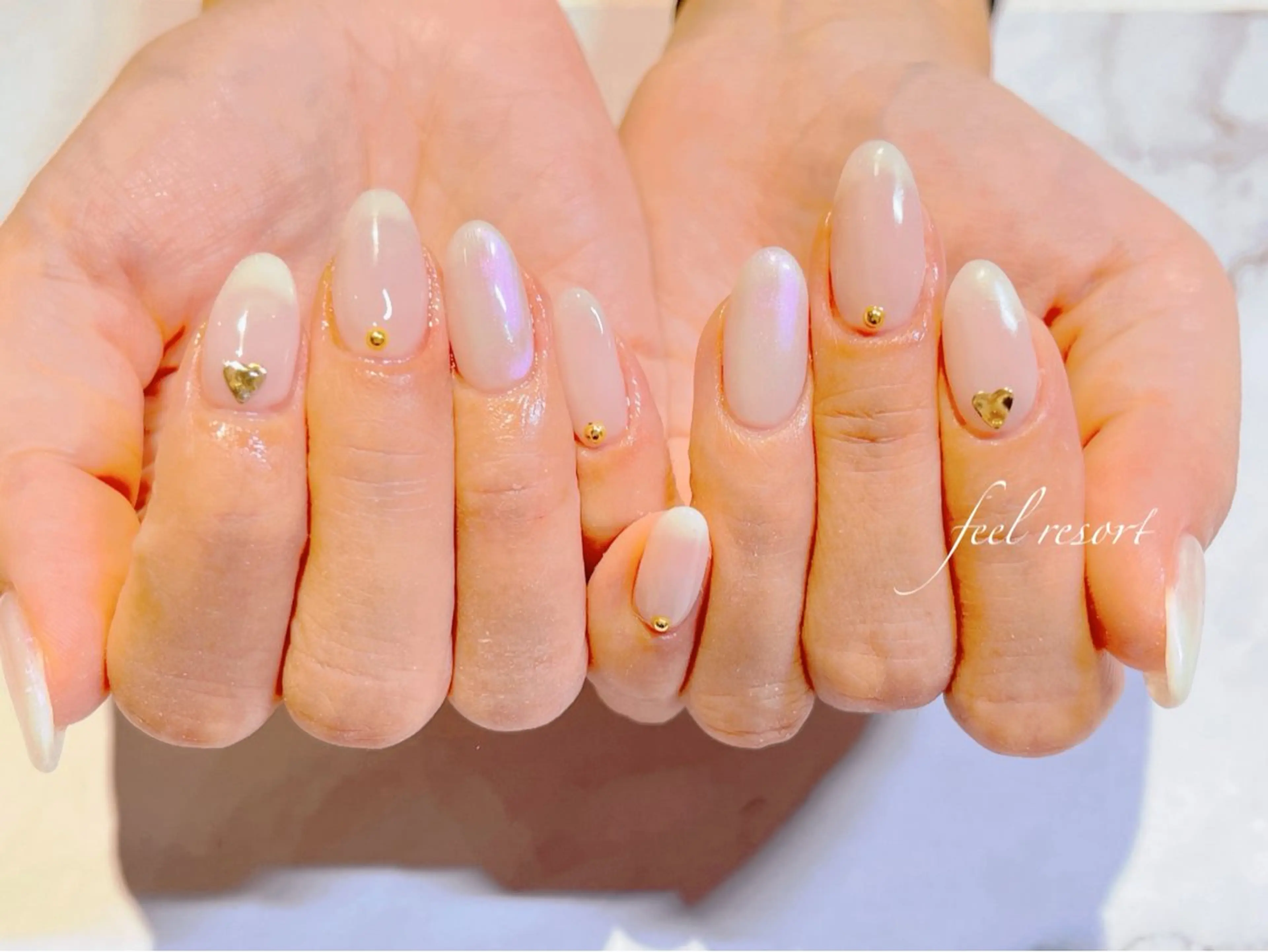 ネイル 長さ出し フットネイル フレンチネイル ジェルネイル ガラスフレンチ Lien（リアン） 銀座駅6分のネイルデザイン