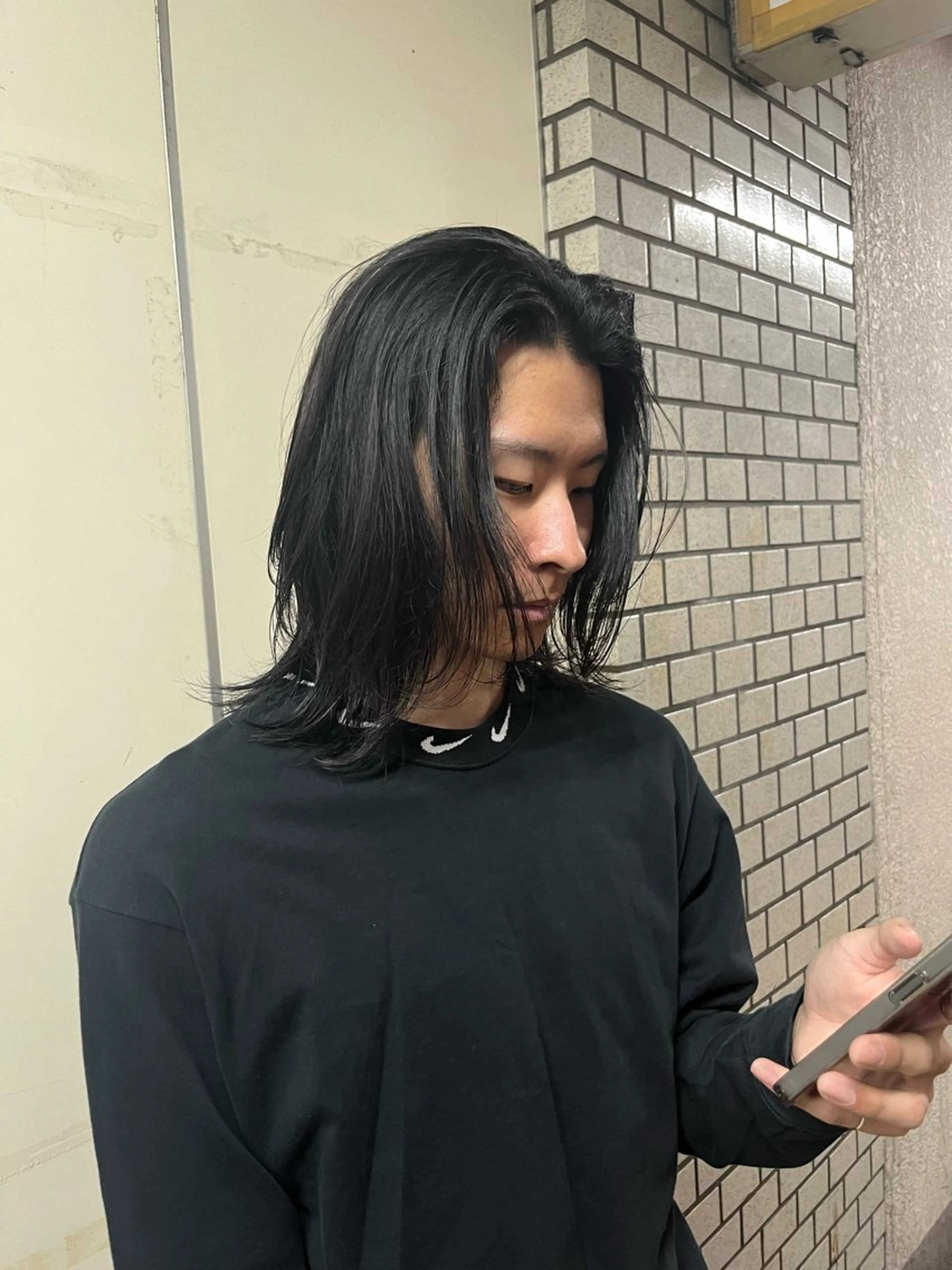 メンズ カット ヘアカラー トリートメント ハイトーンカラー🩶 大阪/kanonのヘアスタイル