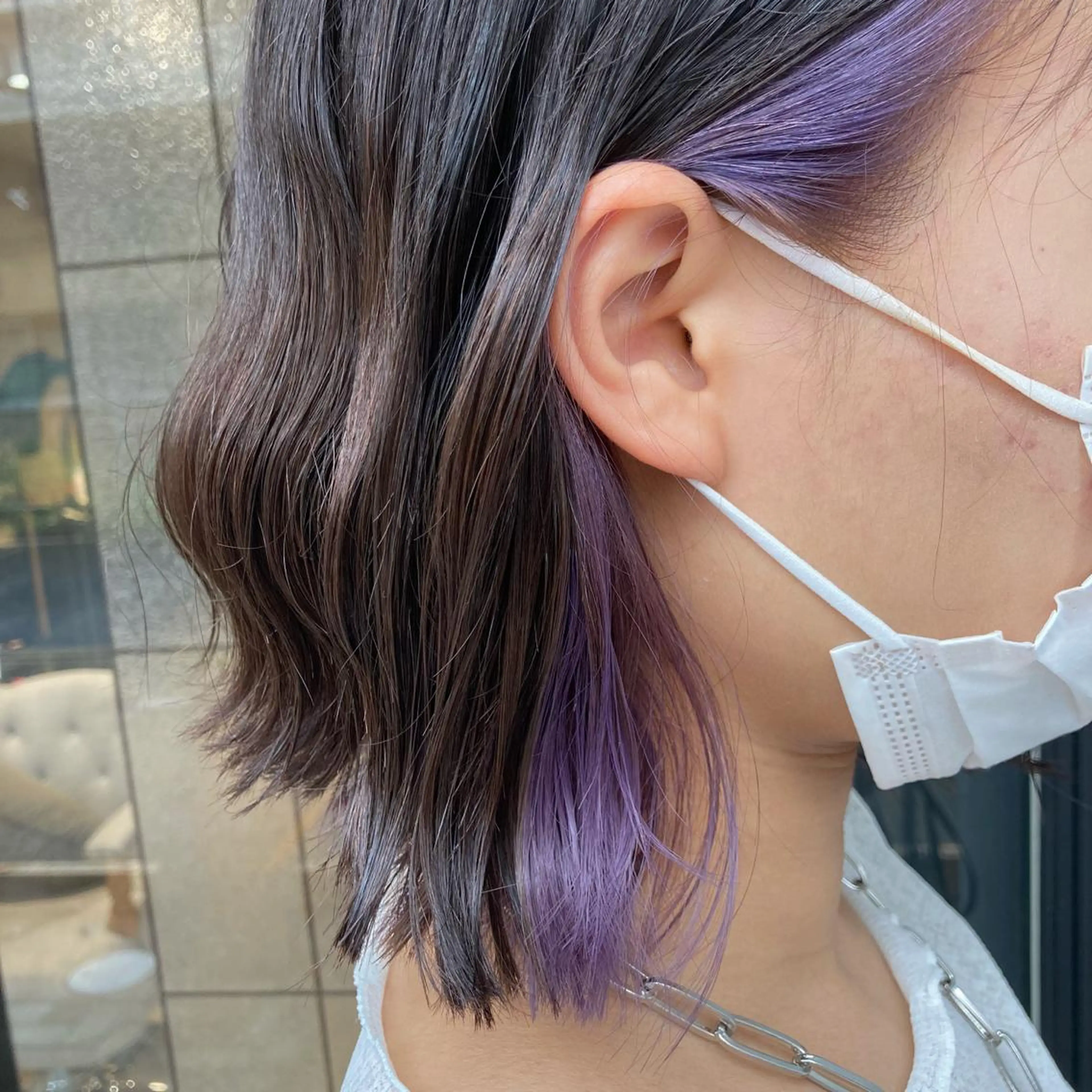 ミディアム カラー 💎髪質改善💎 西森千夏のヘアスタイル