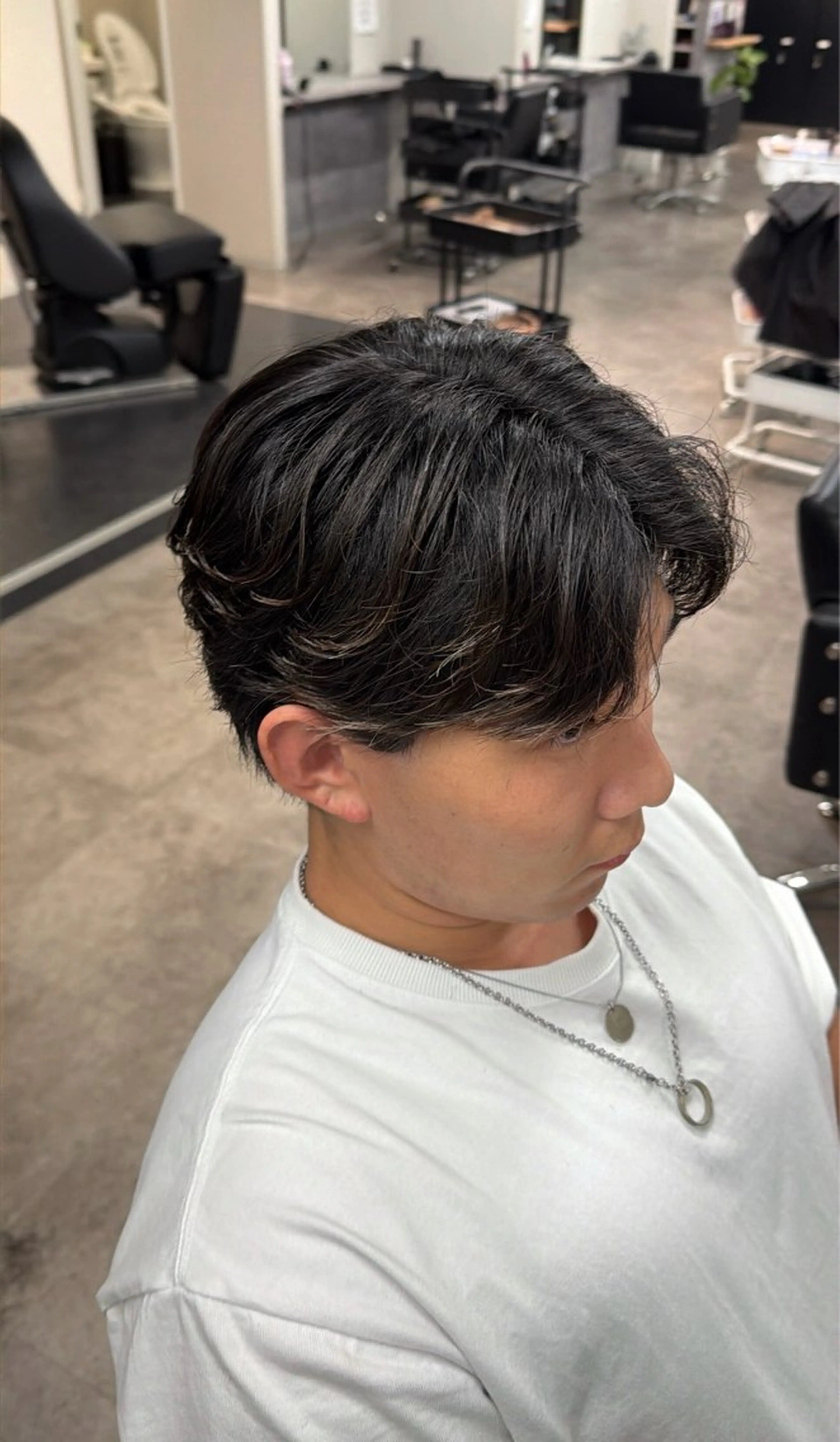 パーマ メンズ カット ヘアカラー パーマ トリートメント シャドウパーマ/立川 メンズ/コタロウのヘアスタイル