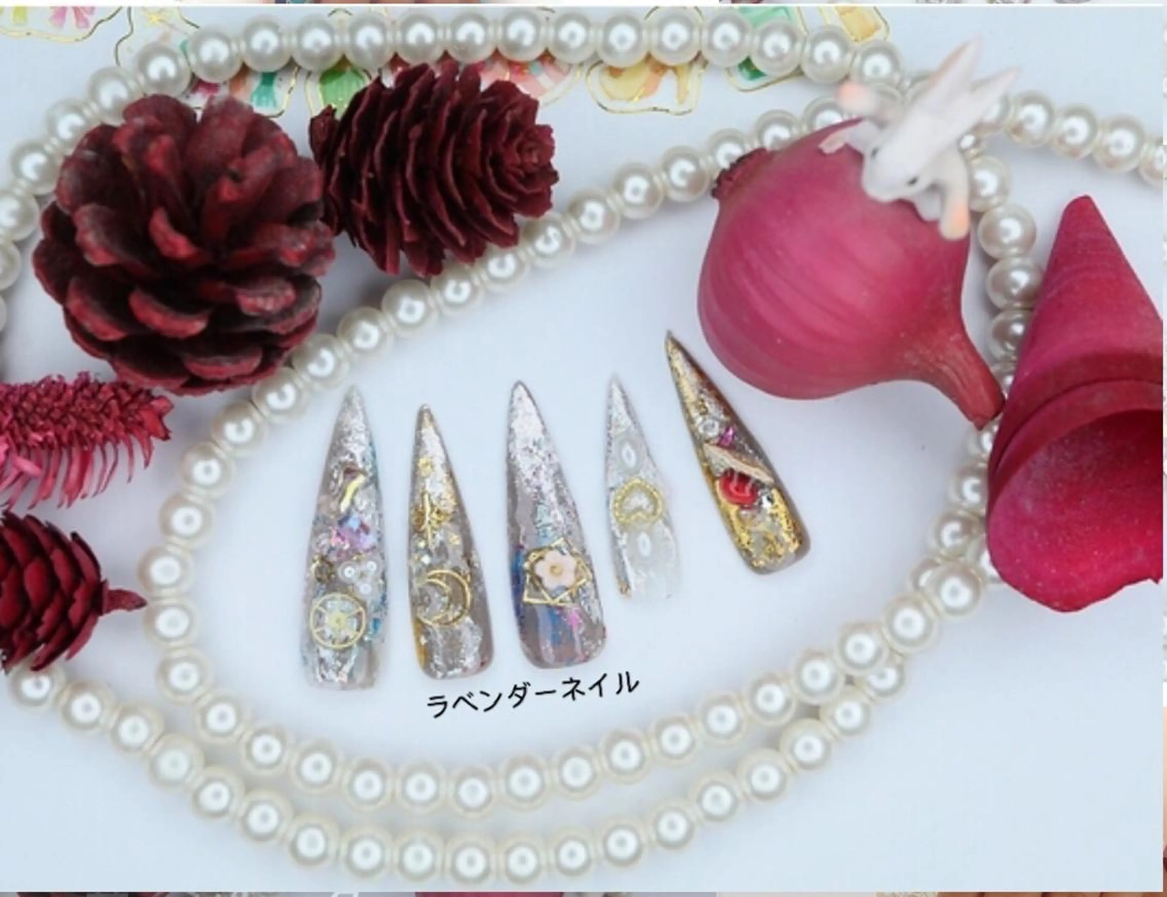 ネイル ラベンダー💖日暮里 ルル💖ネイルのネイルデザイン