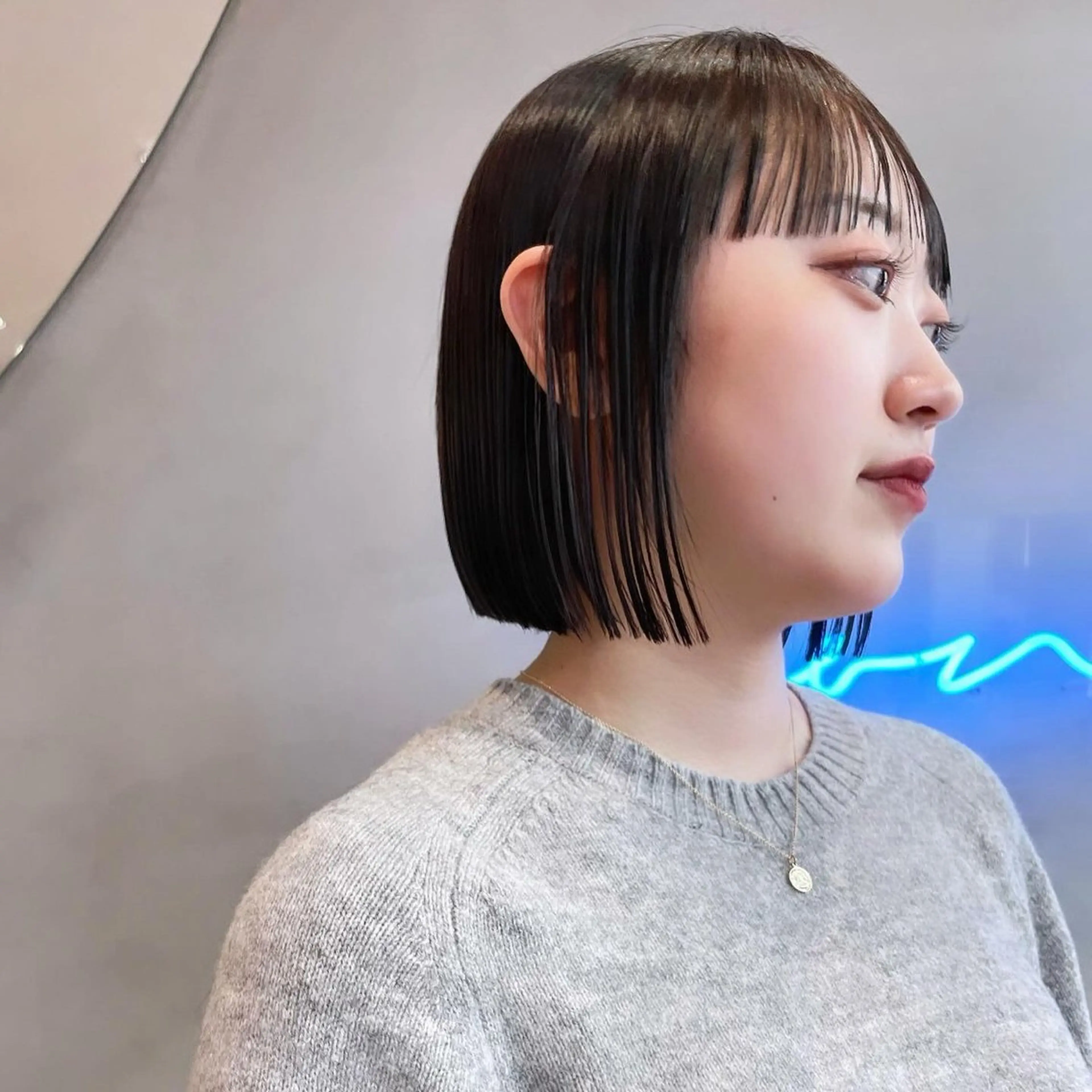 ショート Misaki /ボブ/縮毛矯正のヘアスタイル