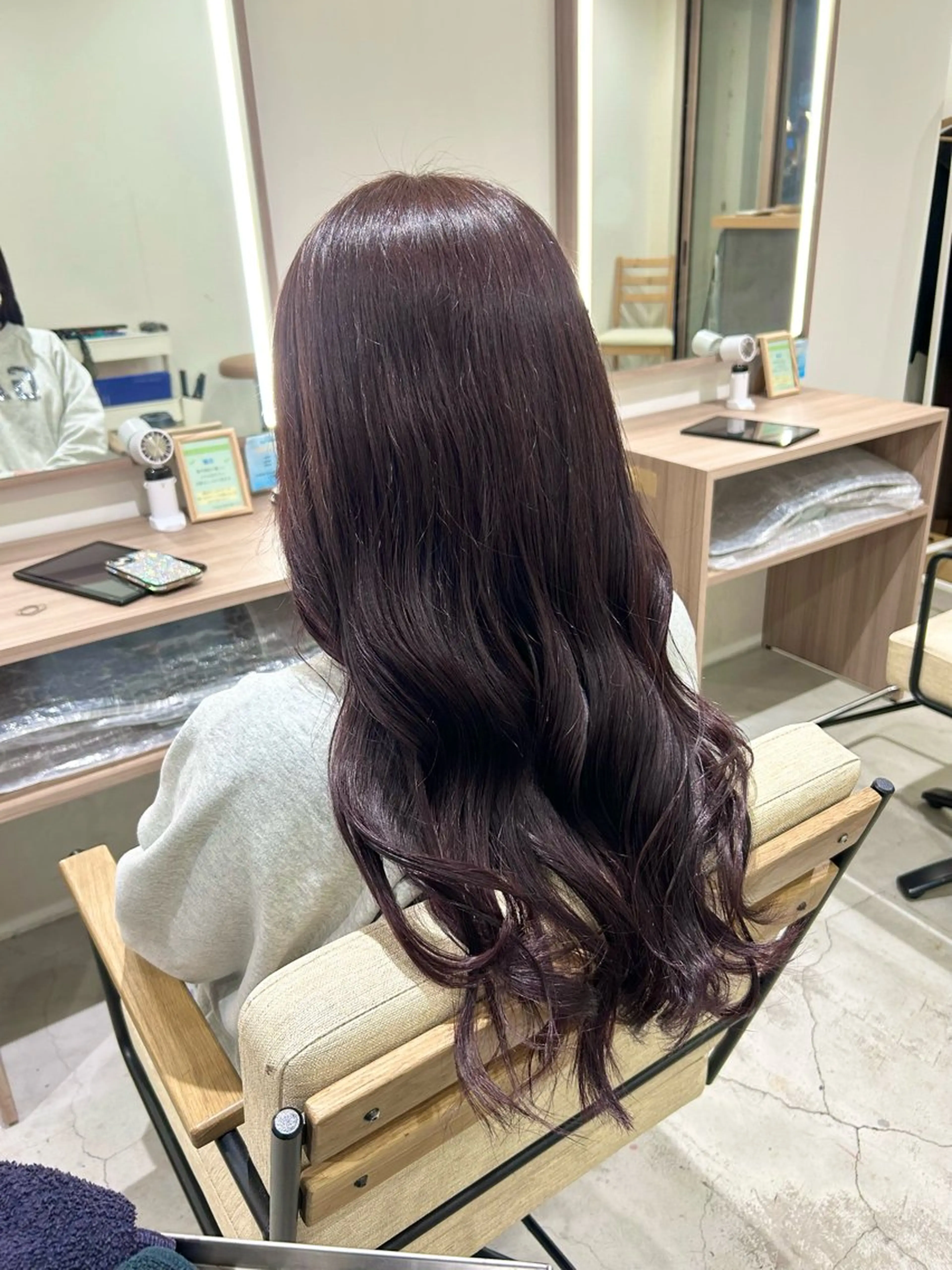 ロング カラー カット ヘアカラー トリートメント 🎀透明感カラー🎀 mikaのヘアスタイル