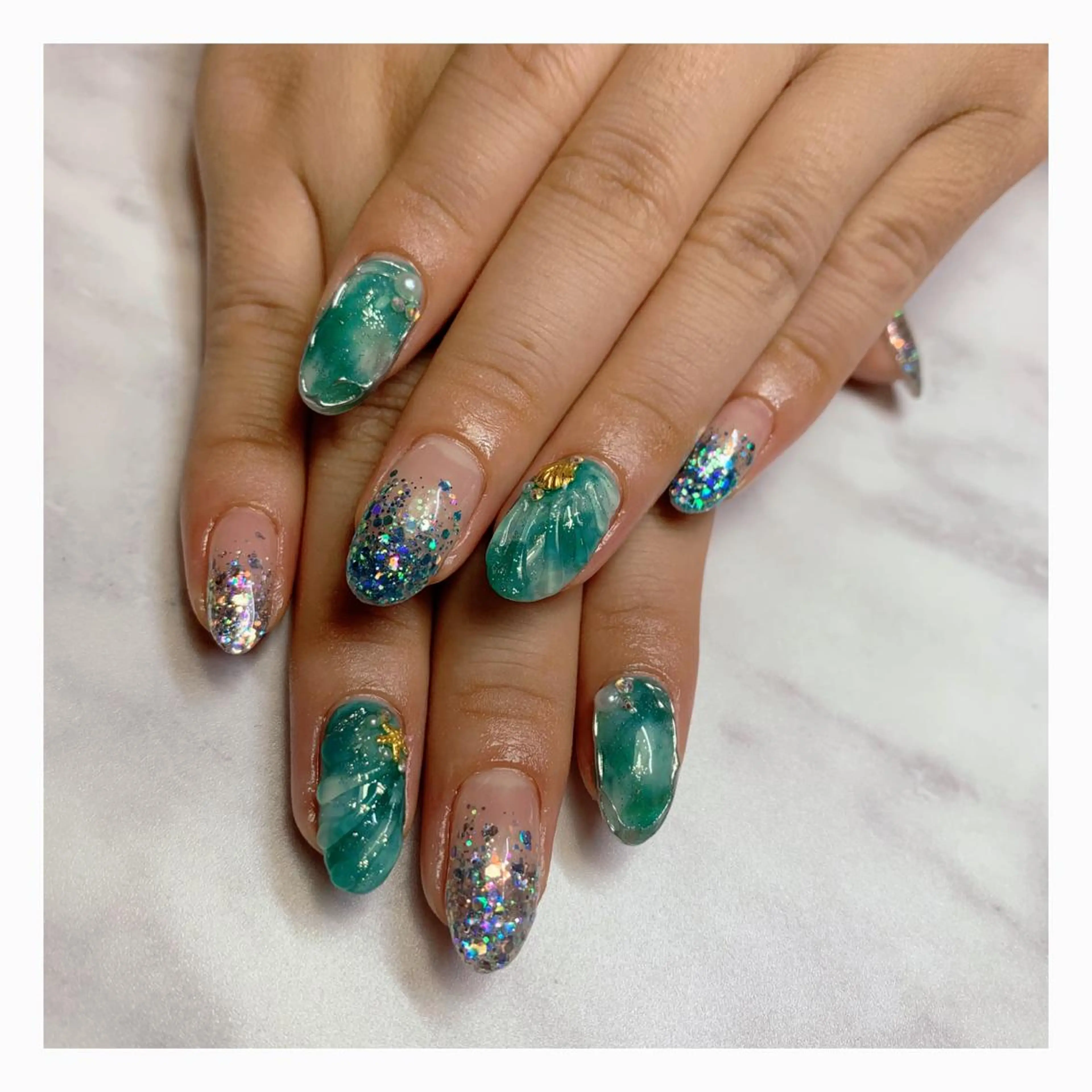 ネイル 夏ネイル C's coffret所属・C's coffretのネイルデザイン