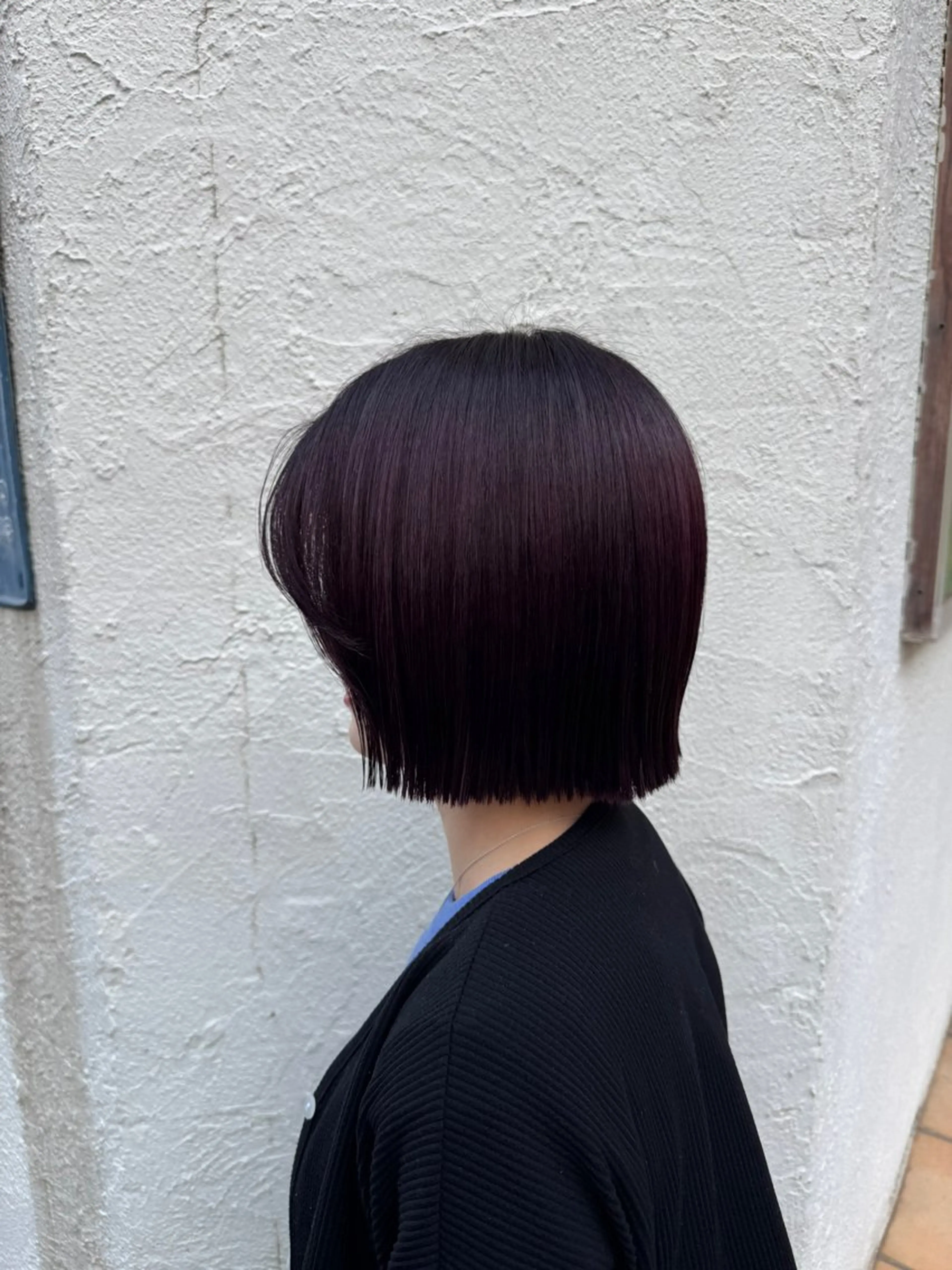 ショート 切りっぱなしボブ ボブ ハイライト 髪質改善 ショートヘア カツモト マナ🍒のヘアスタイル