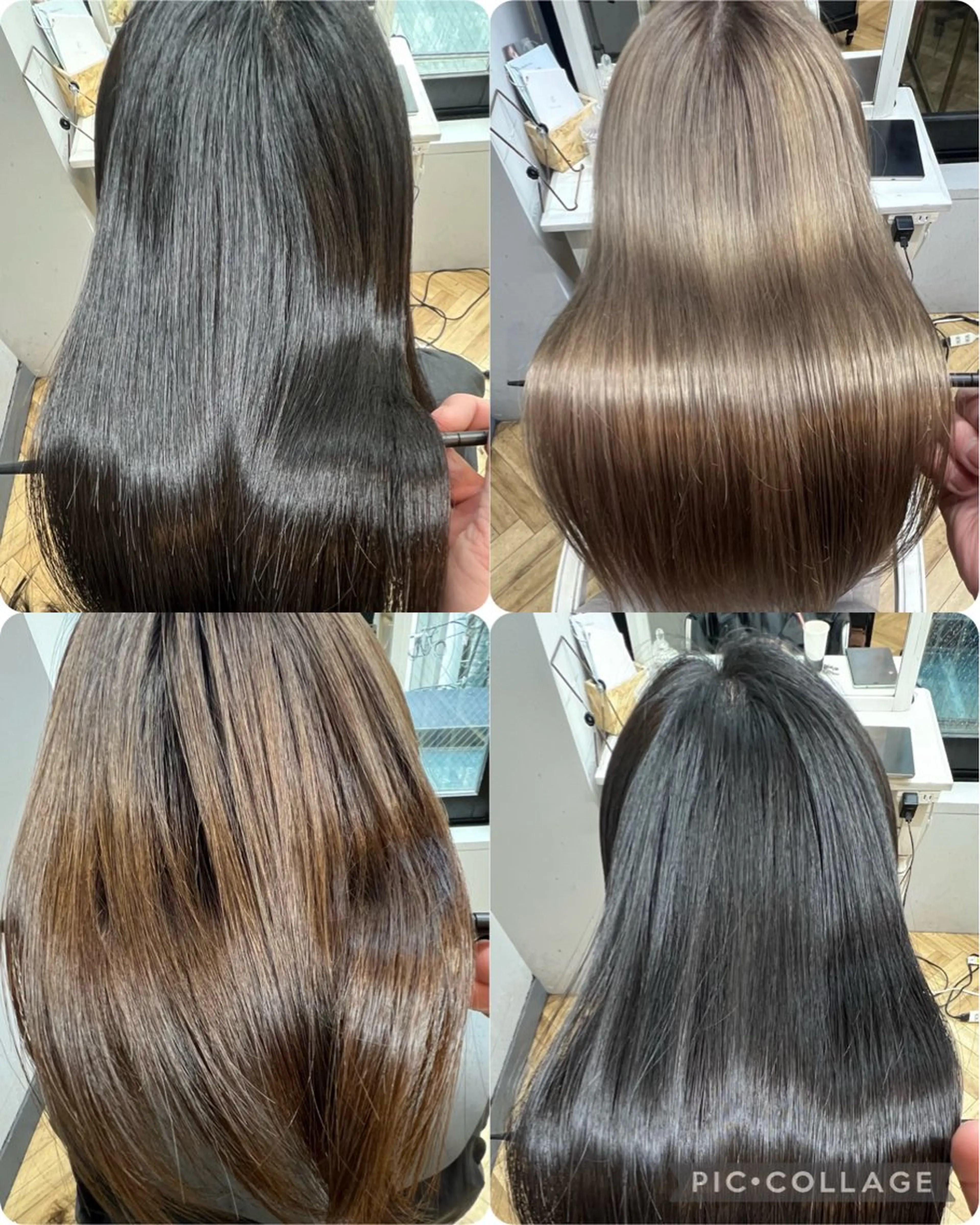 【✨今年最後の特別価格✨】33000円➡️19800円 似合わせカット&美髪矯正&髪質改善カラーの写真