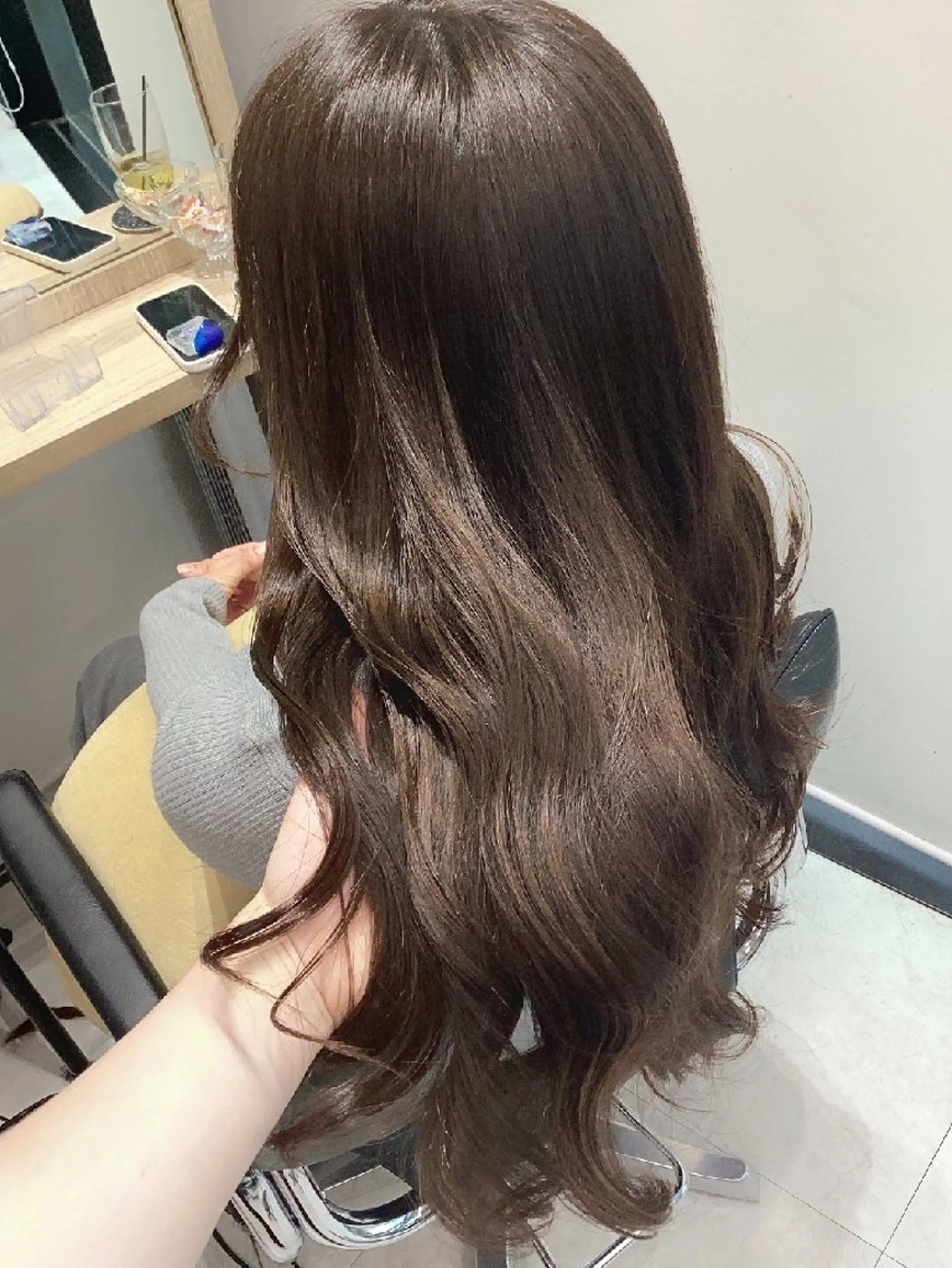 ロング カラー カット ヘアカラー トリートメント ヘアアレンジ/柔らか 艶カラー/AKARIのヘアスタイル