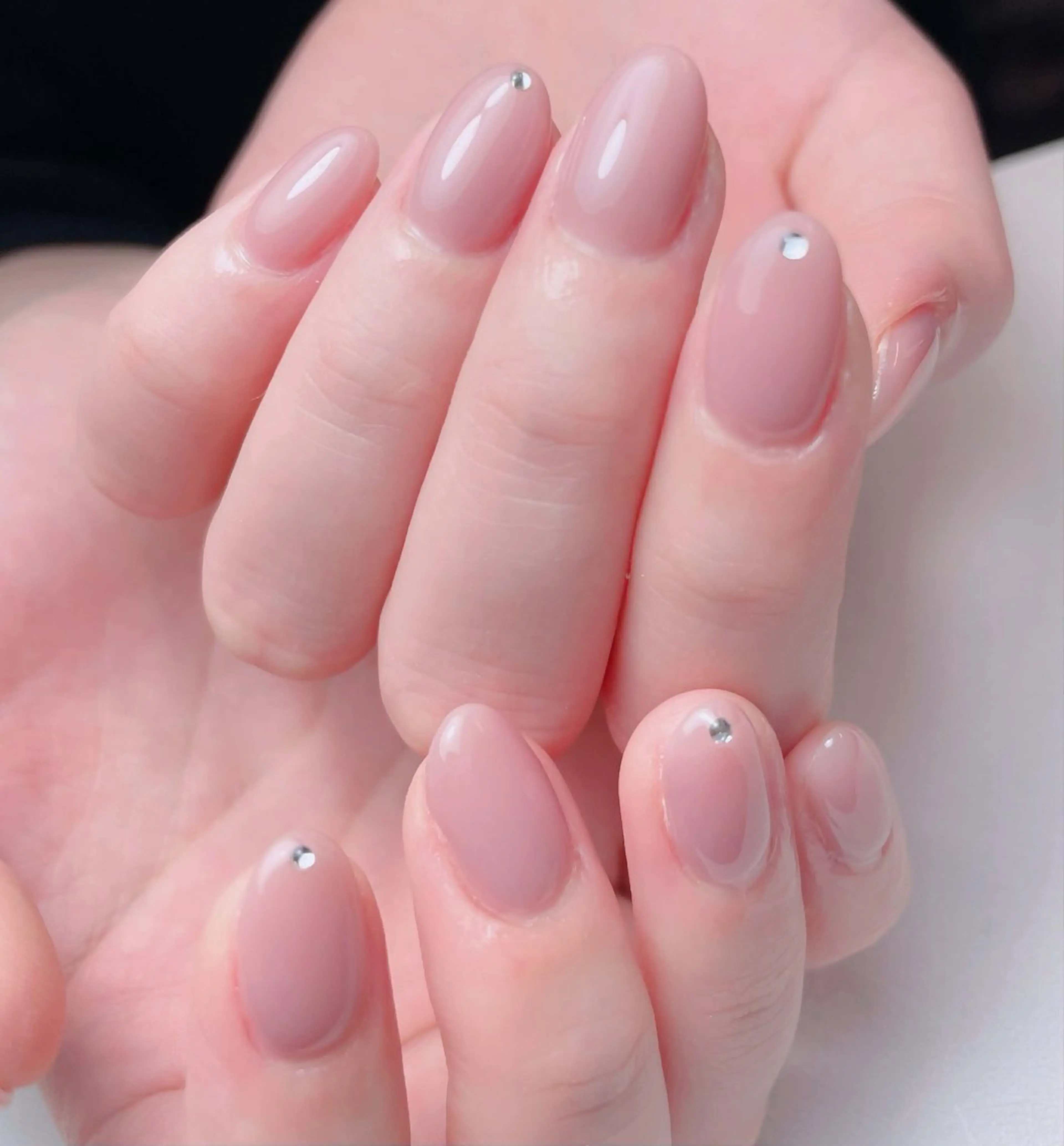 ネイル オーロラネイル フットネイル フレンチネイル ジェルネイル ガラスフレンチ ハンドネイル 中野駅から2分 MEO NAILのネイルデザイン