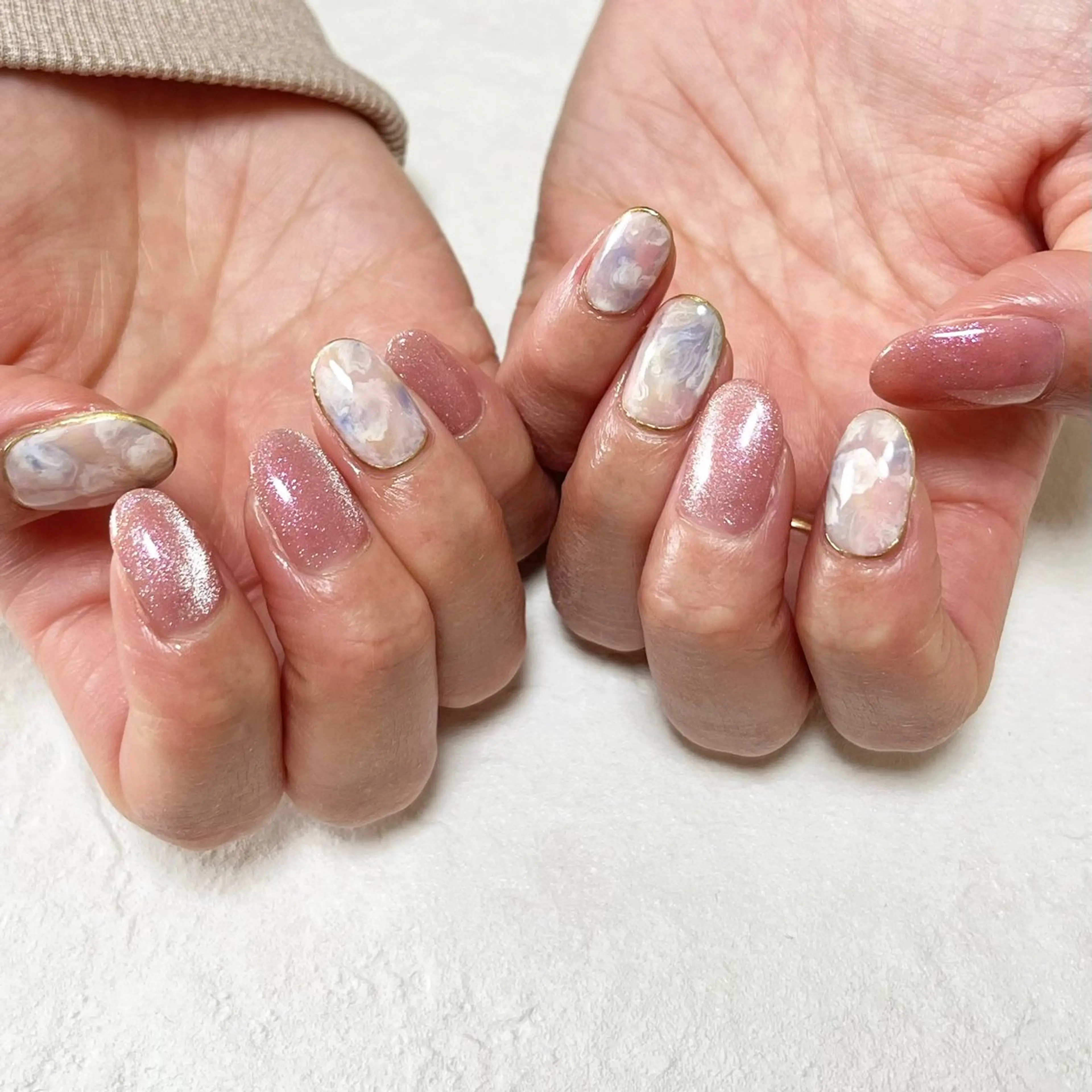 ①オフなし限定！お任せニュアンスアート！通常価格は9900円です！の写真