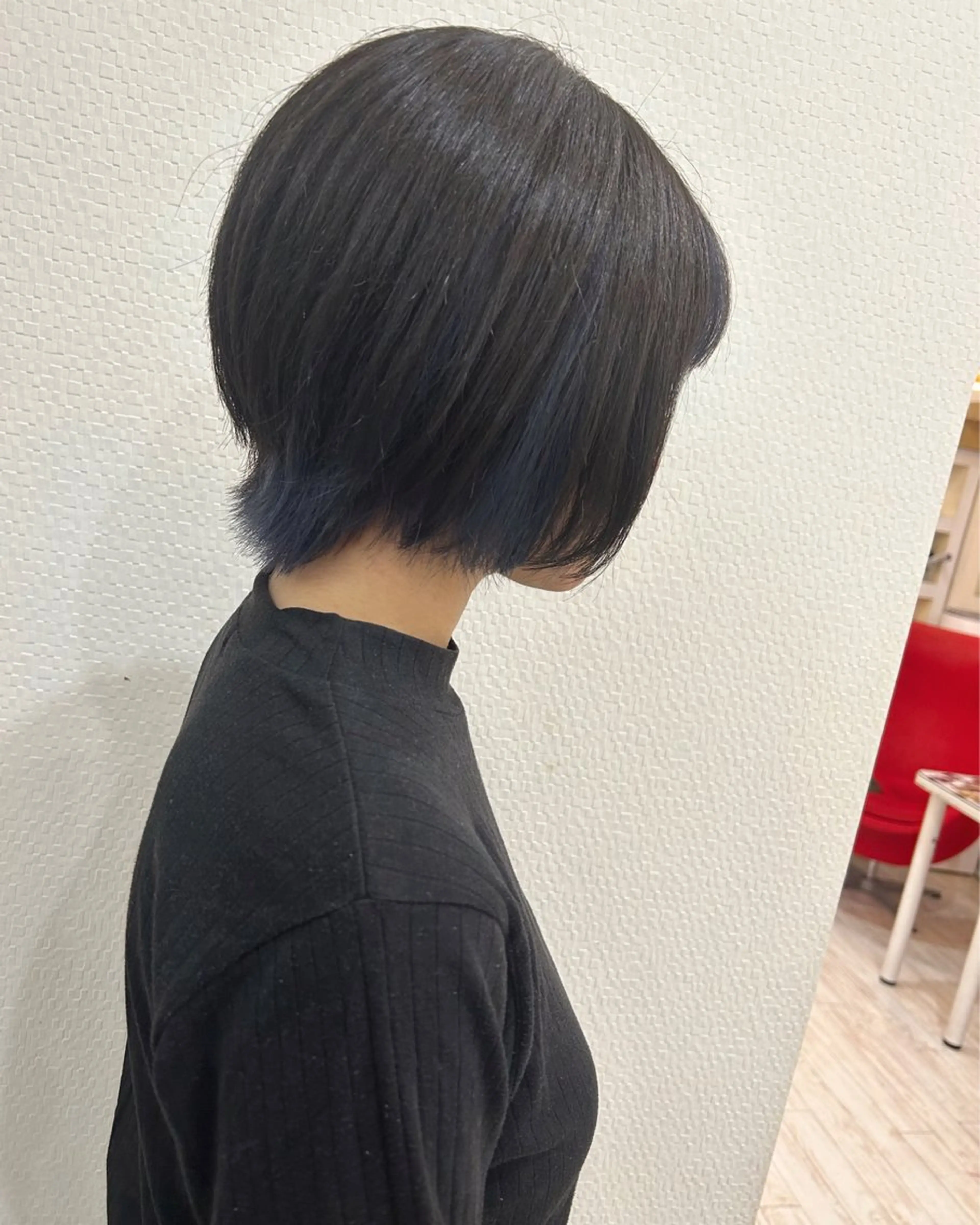 ショート カラー ヘアアレンジ ブルーカラー ショートヘア ウルフカット カット ヘアカラー 今村公介 ブリーチ特化、派手髪のヘアスタイル