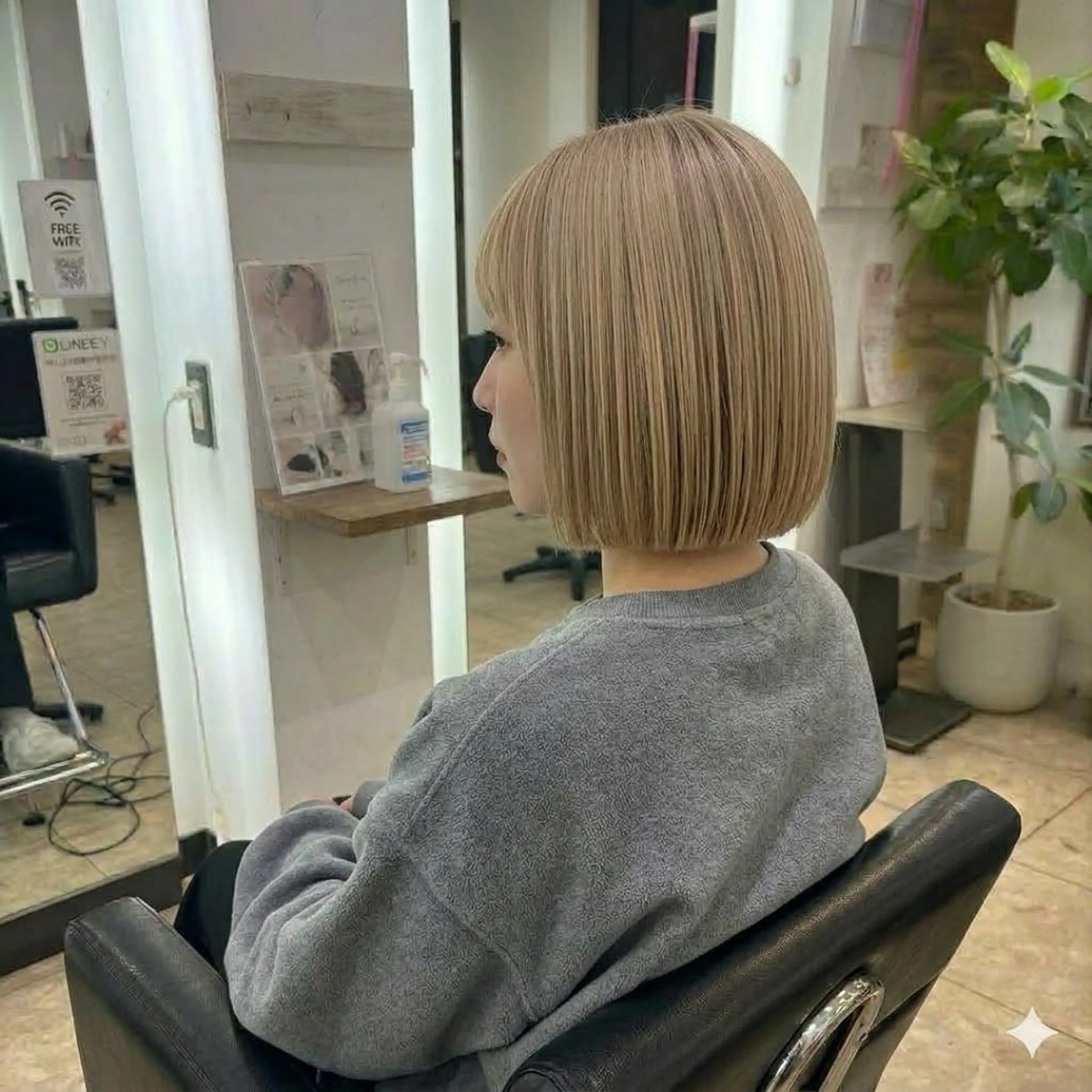 ショート ボブ 髪質改善 トリートメント カット ヘアカラー トリートメント ボブ・カラー伊藤 潤／リュープリエ笹塚のヘアスタイル