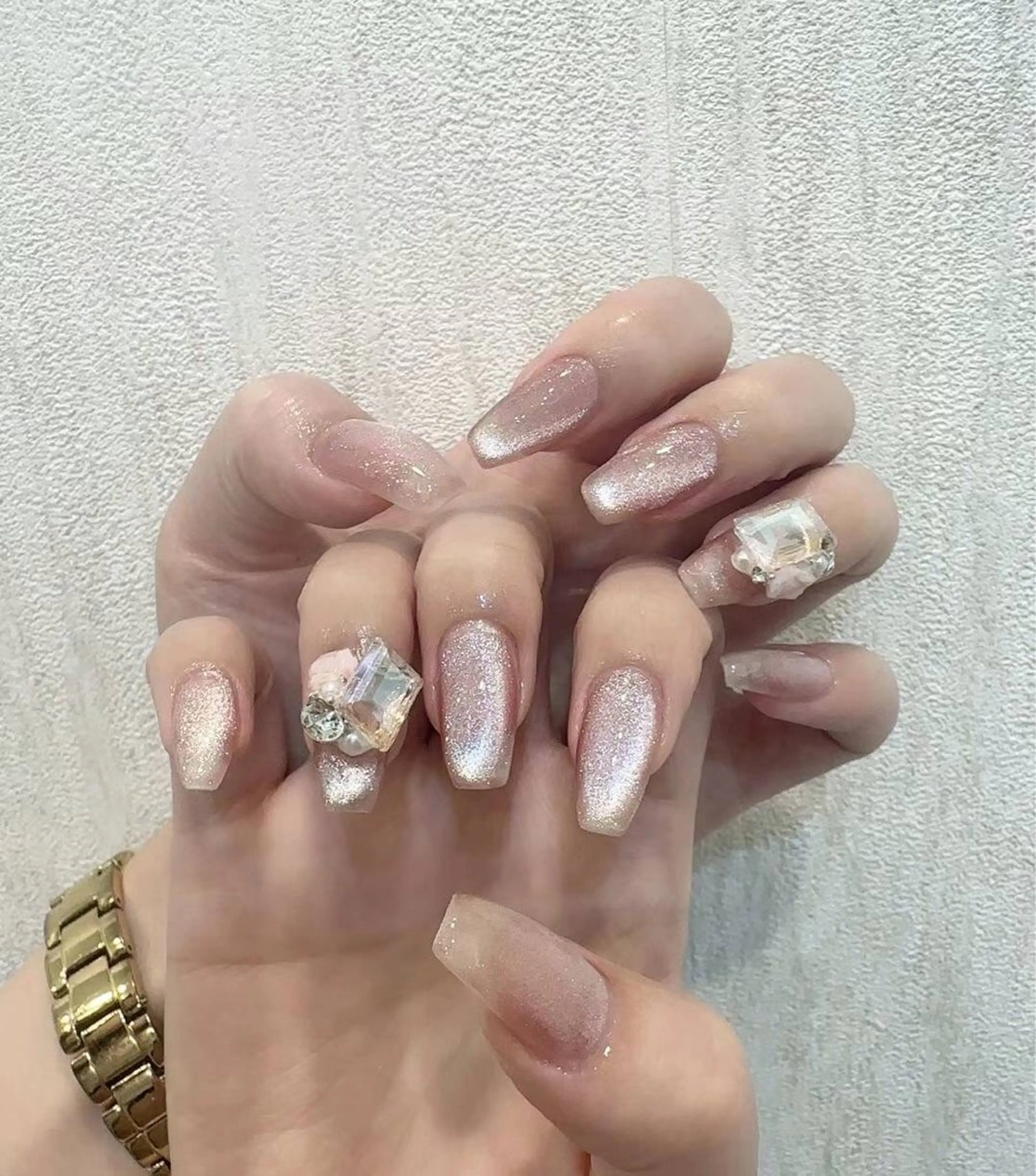 ネイル アートネイル フラワーネイル フットネイル ジェルネイル マグネットネイル Babarla　Nail　Salon所属・babarla Nailのネイルデザイン