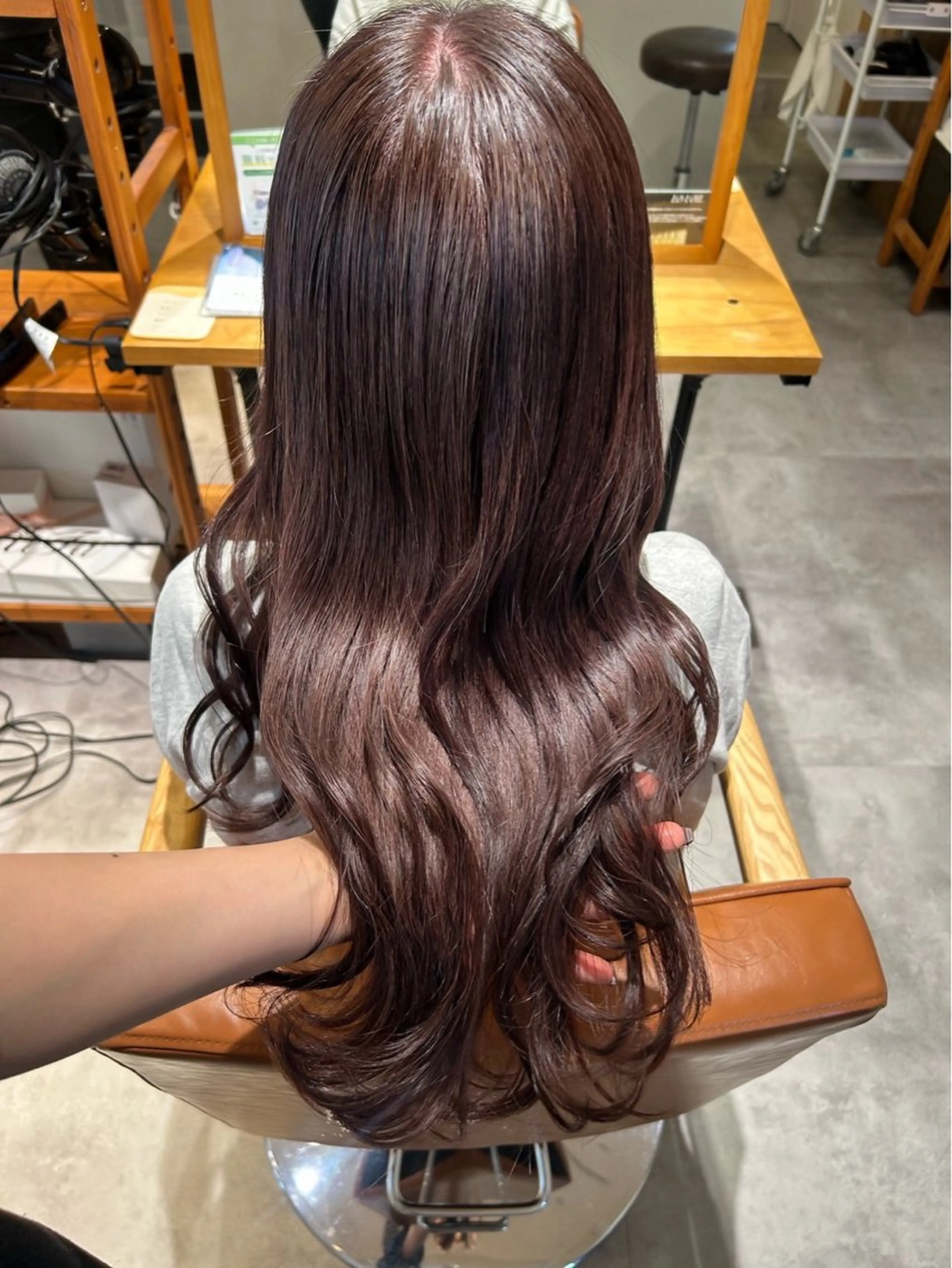 ロング カラー ラベンダーカラー ピンクカラー ピンクラベンダー 🩵近藤 莉子🩵のヘアスタイル