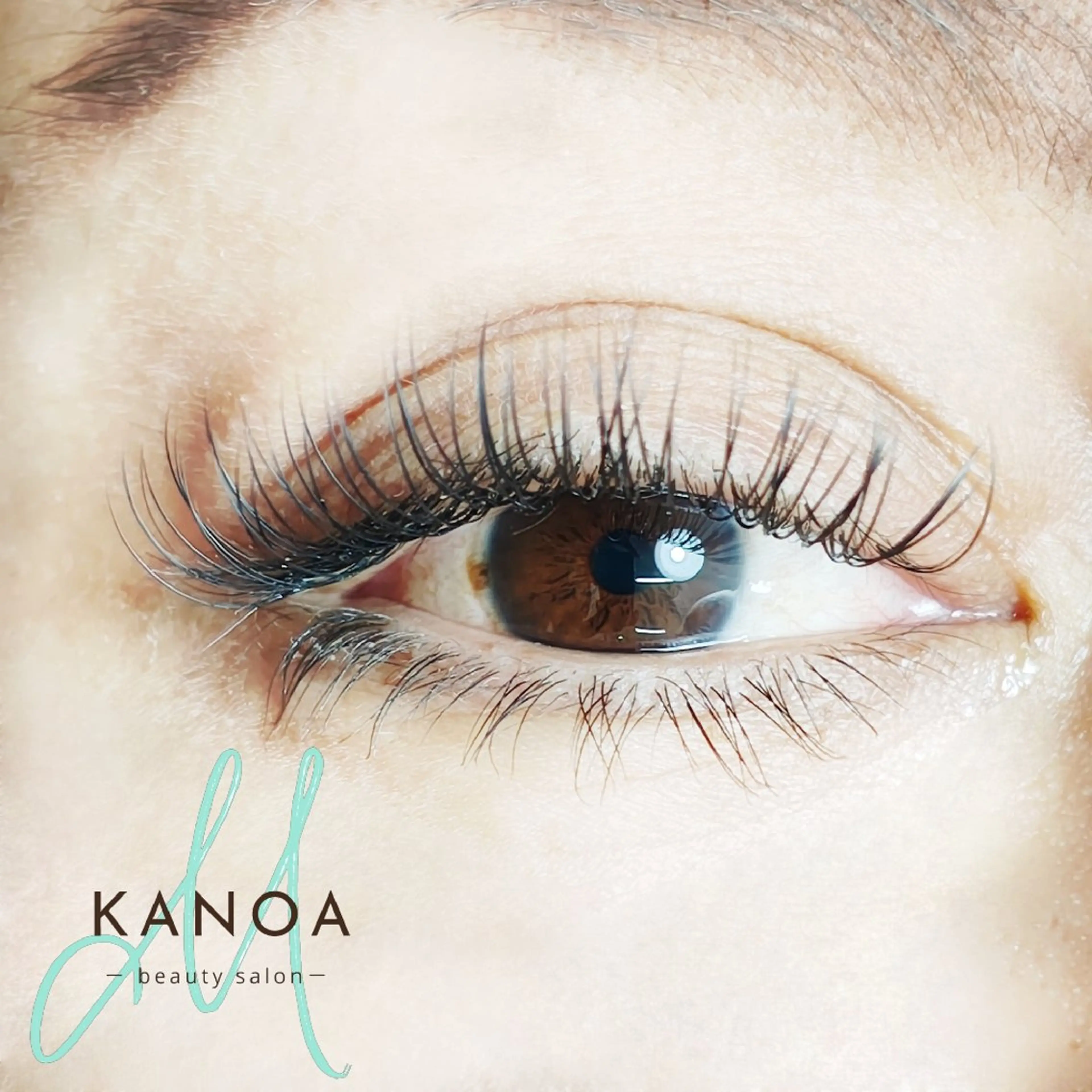 マツエク・マツパ フラットラッシュ KANOA:) miyuのマツエク・マツパデザイン