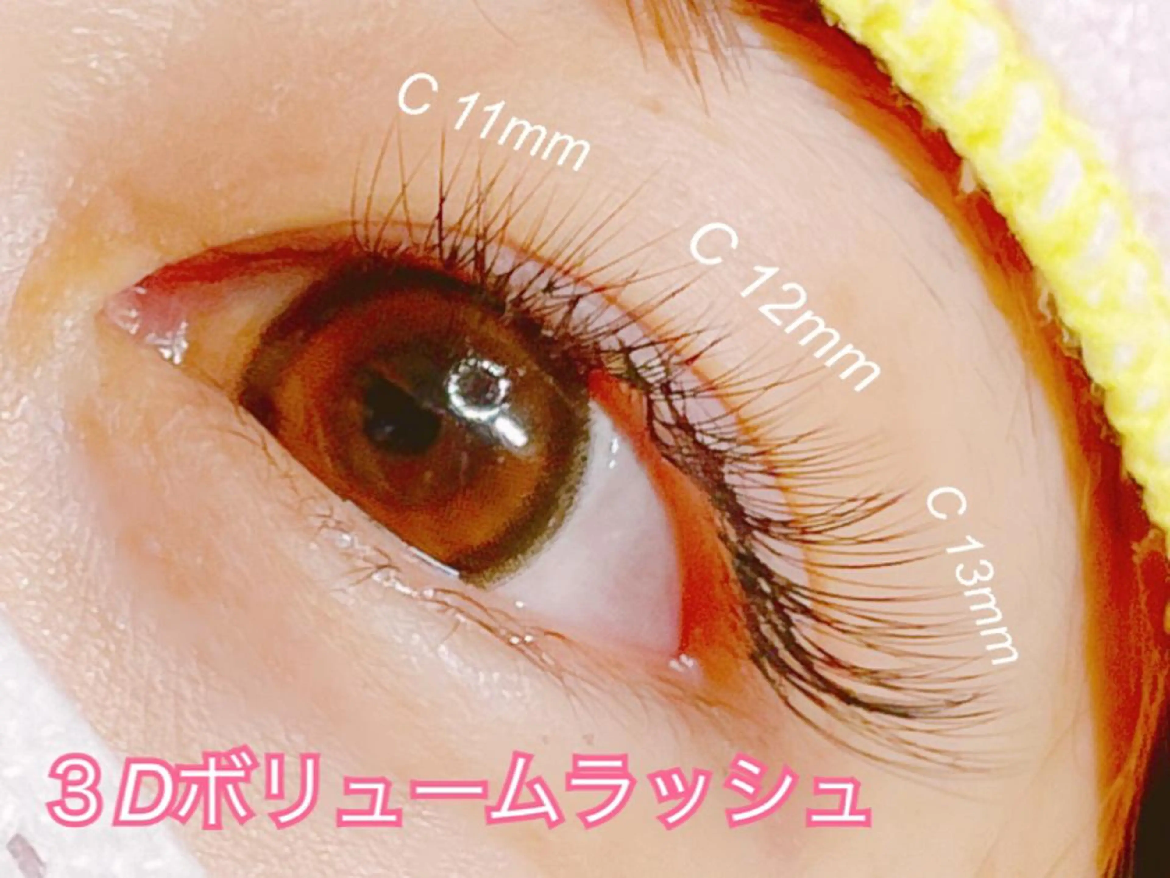 マツエク・マツパ ボリュームラッシュ マツエク Orange  Camelのマツエク・マツパデザイン