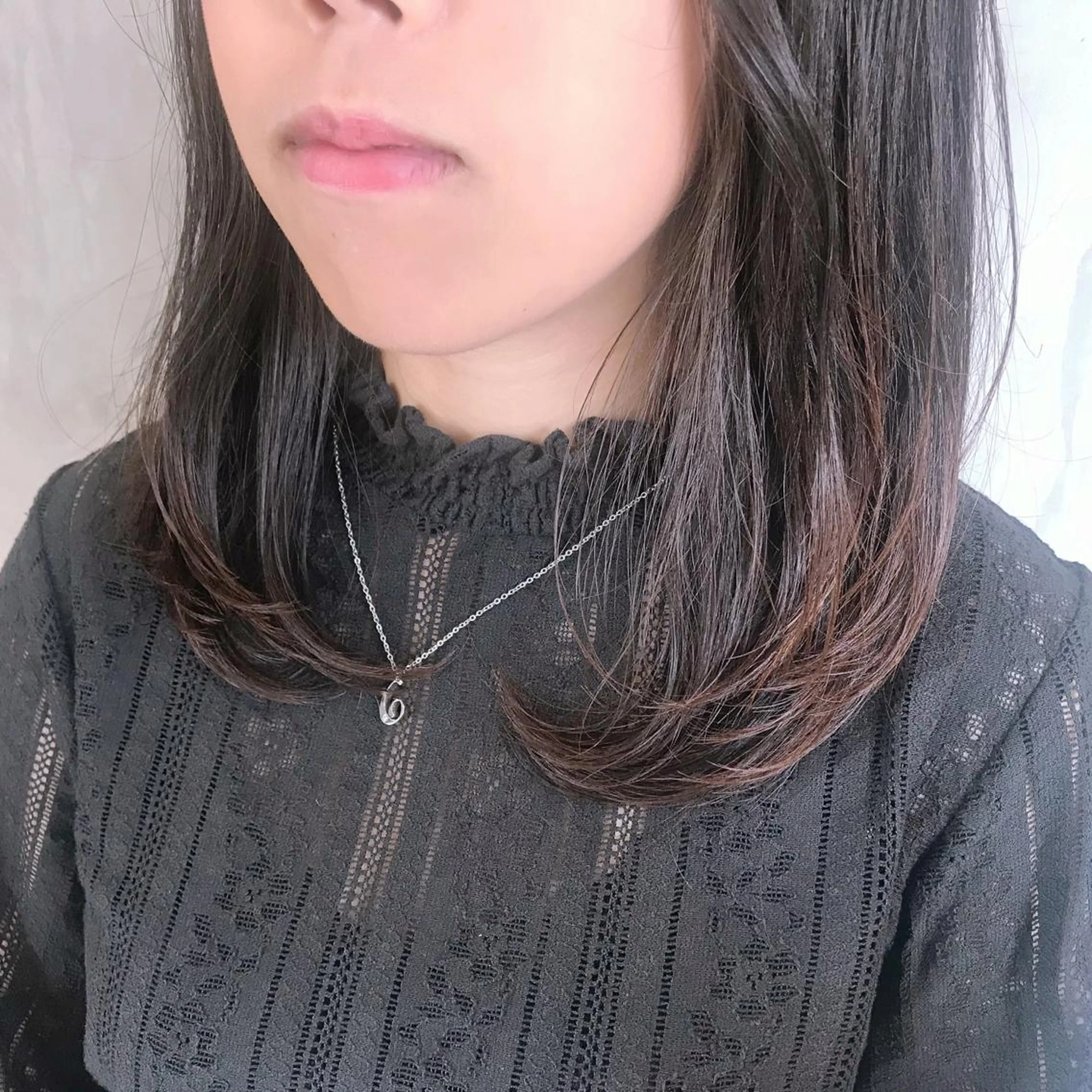 セミロング カラー ヘアアレンジ レイヤーカット ローレイヤー stylist/蛯谷 珠里のヘアスタイル