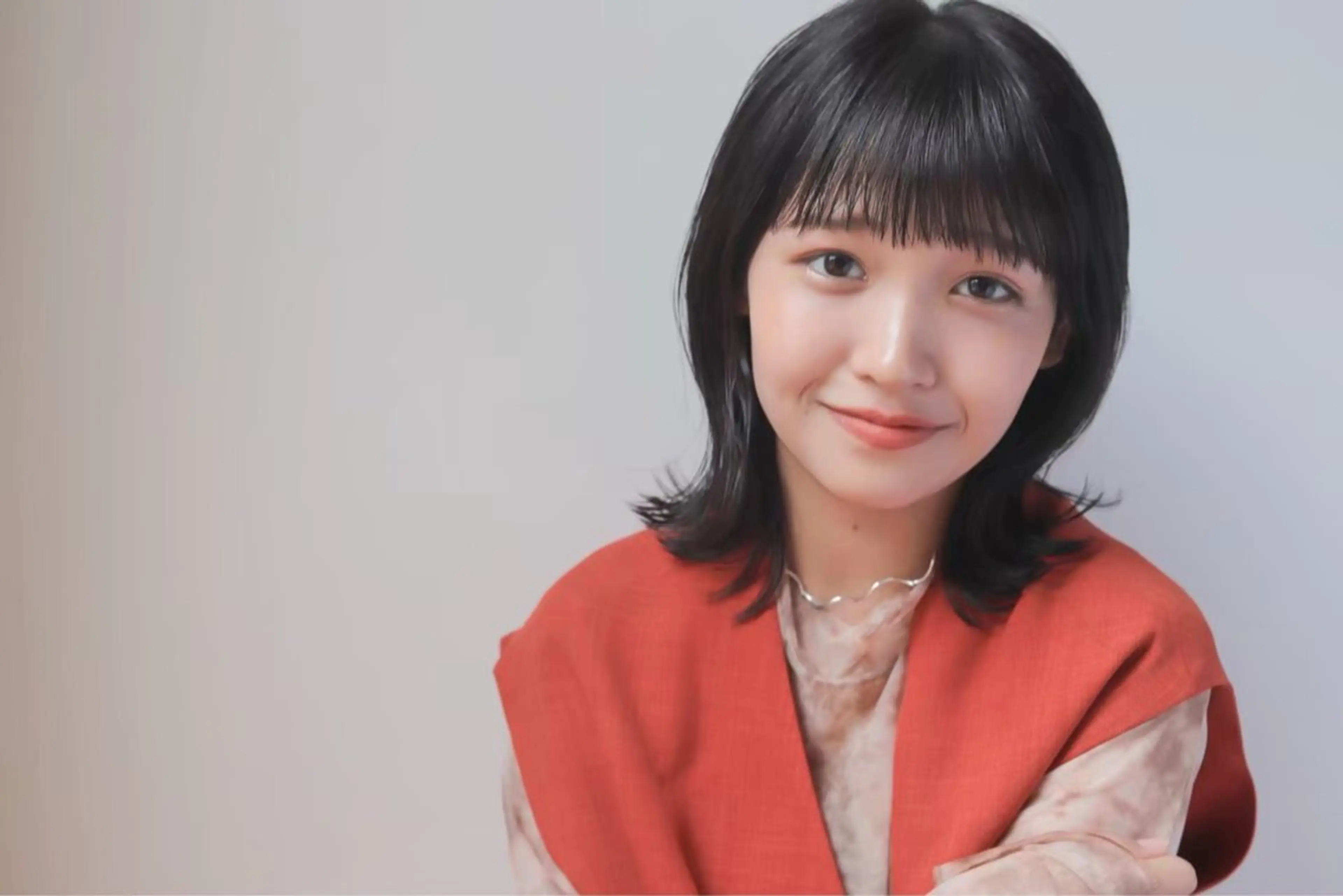 ミディアム カラー 🩷愛咲🩷レイヤー /透明感カラーのヘアスタイル