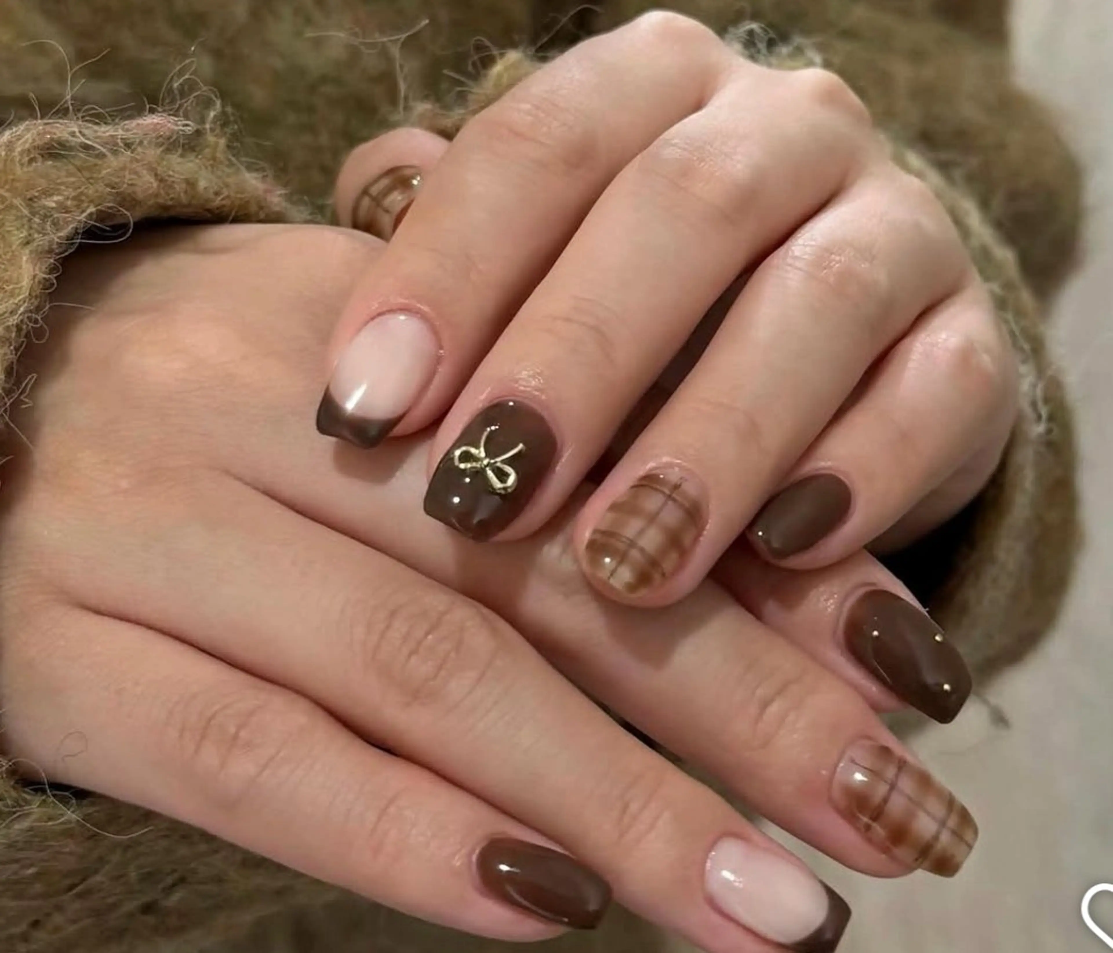 ネイル 韓国ネイル 持ち込み ニュアンスネイル ネイルチップ ハンドネイル ANA.CHUO 本川越店舗のネイルデザイン