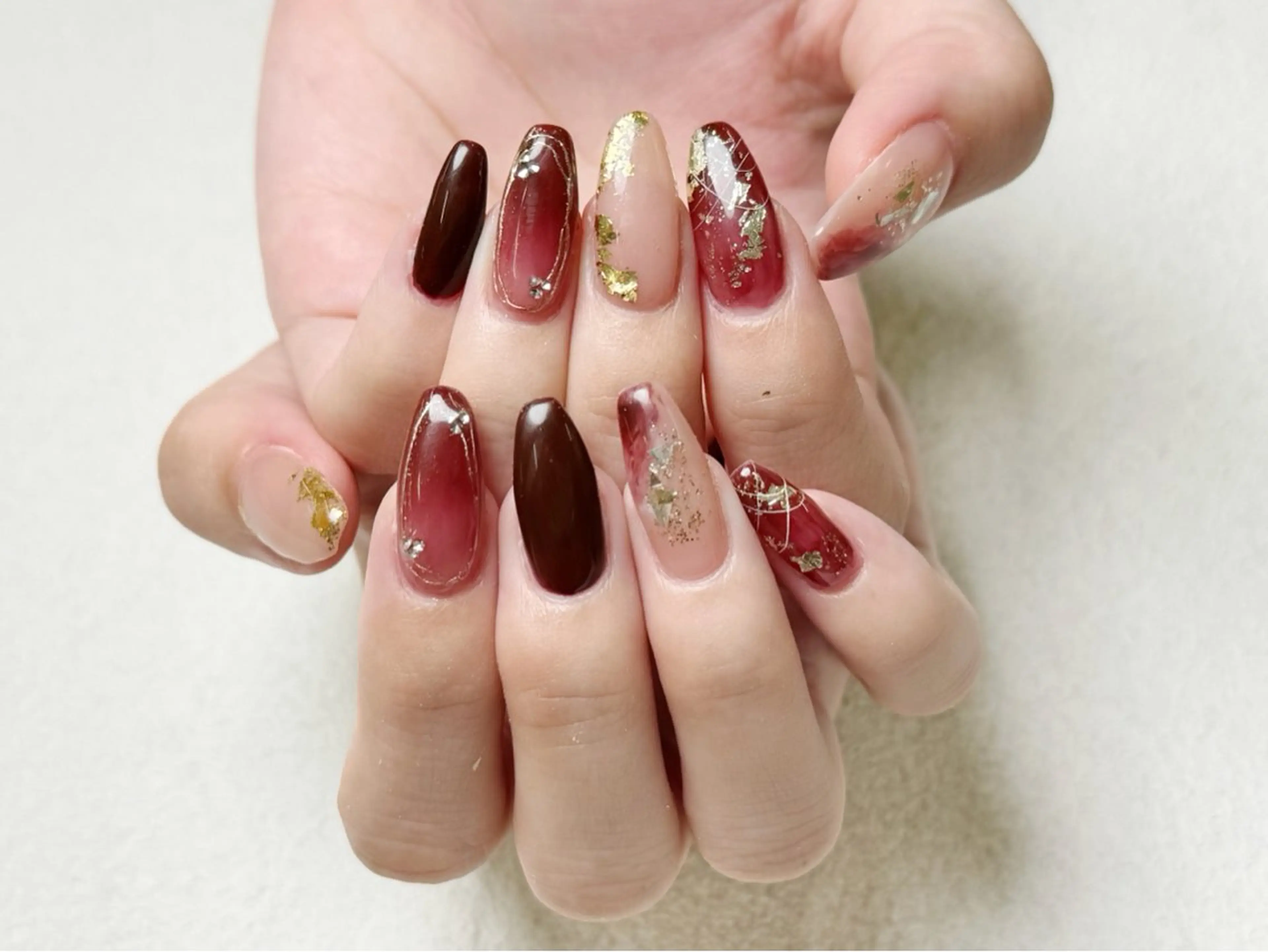 ネイル ジェルネイル ハードジェル ハンドネイル Nail&Eye lash Nanaのネイルデザイン