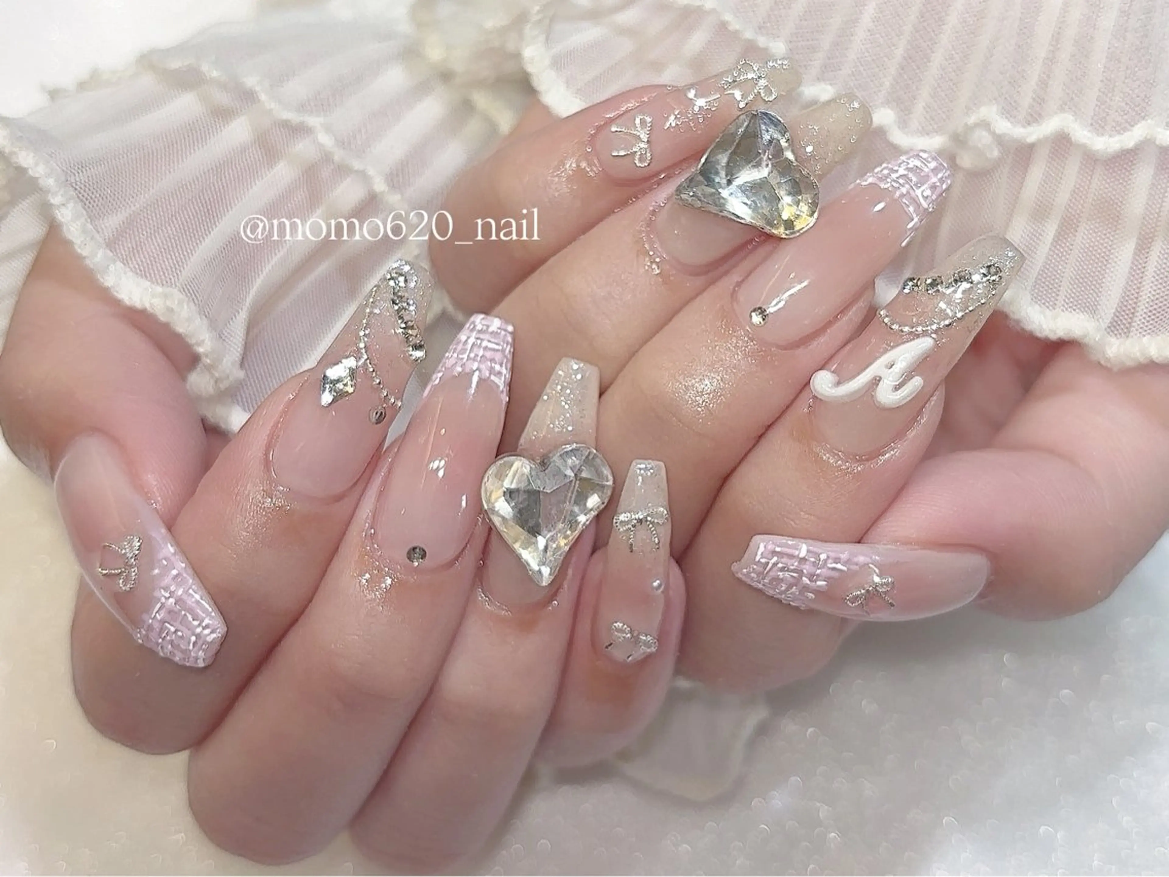 ネイル ツイードネイル Nail salon Hemiy所属・Nail salon Hemiyのネイルデザイン
