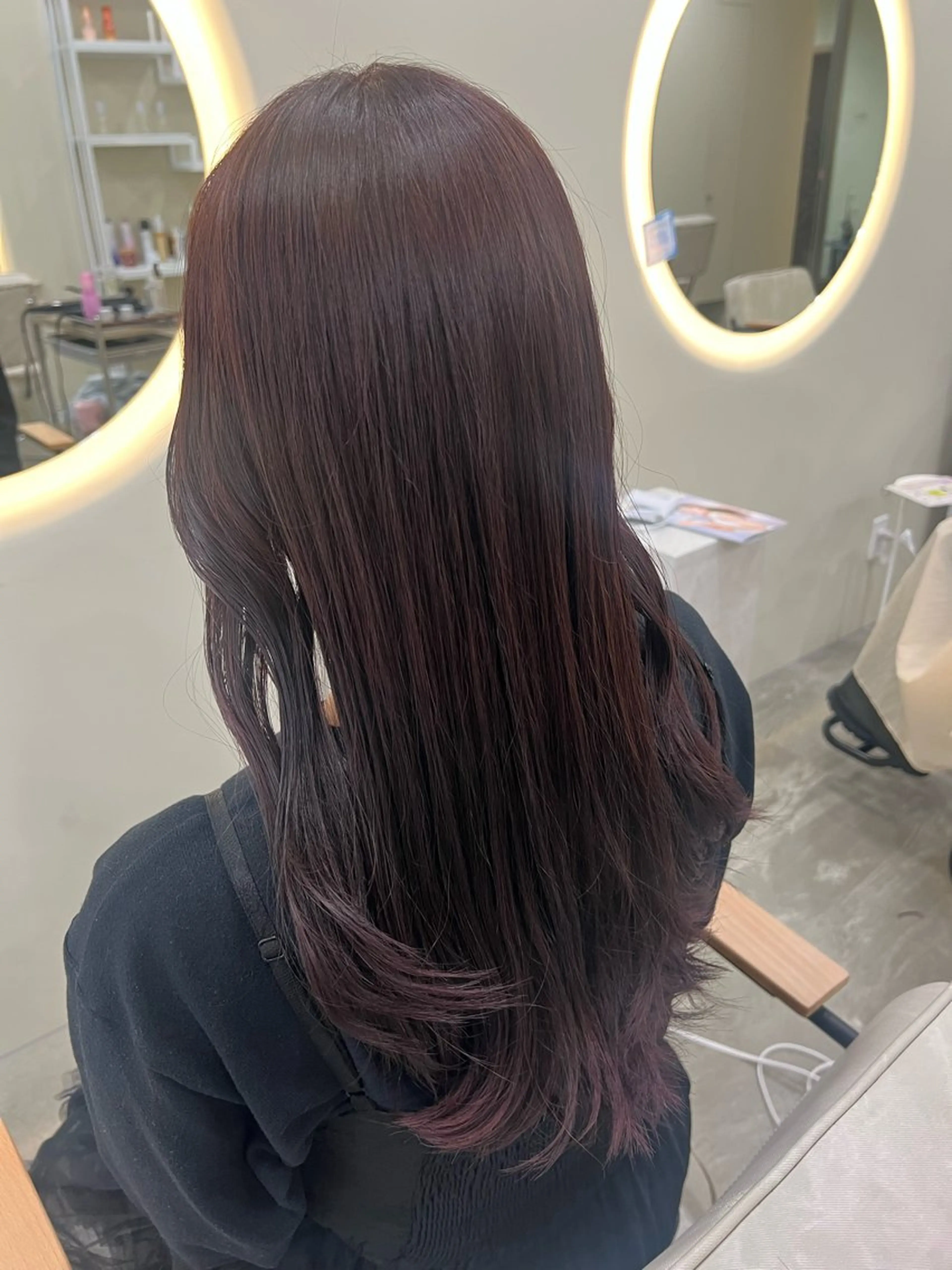 セミロング カラー ヘアカラー トリートメント tomu/天神大名/ 透明感カラー🐴のヘアスタイル