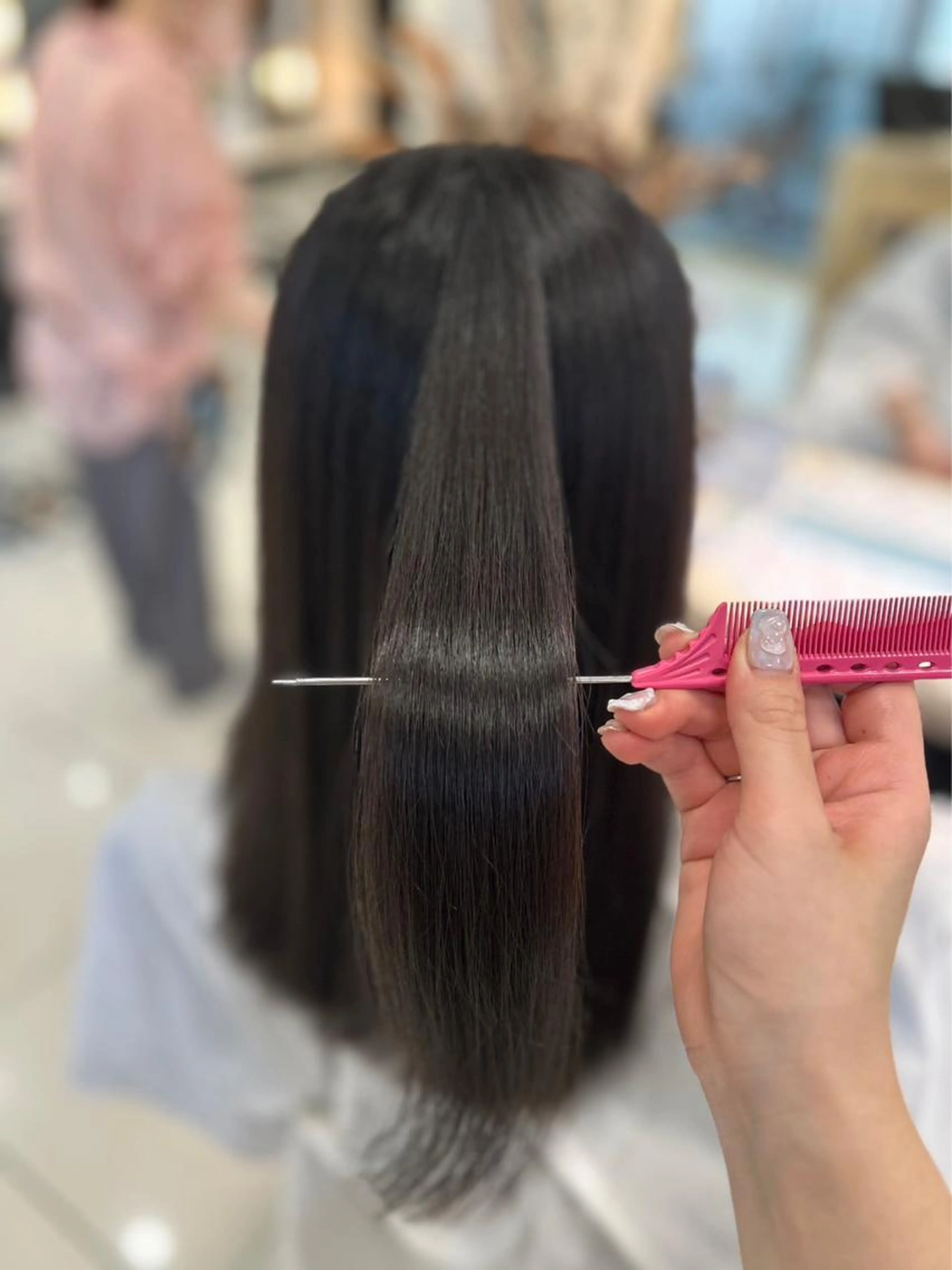 《🌧うねり、広がりが気になる方🌧》カット➕縮毛矯正➕クイックトリートメント🥣の写真