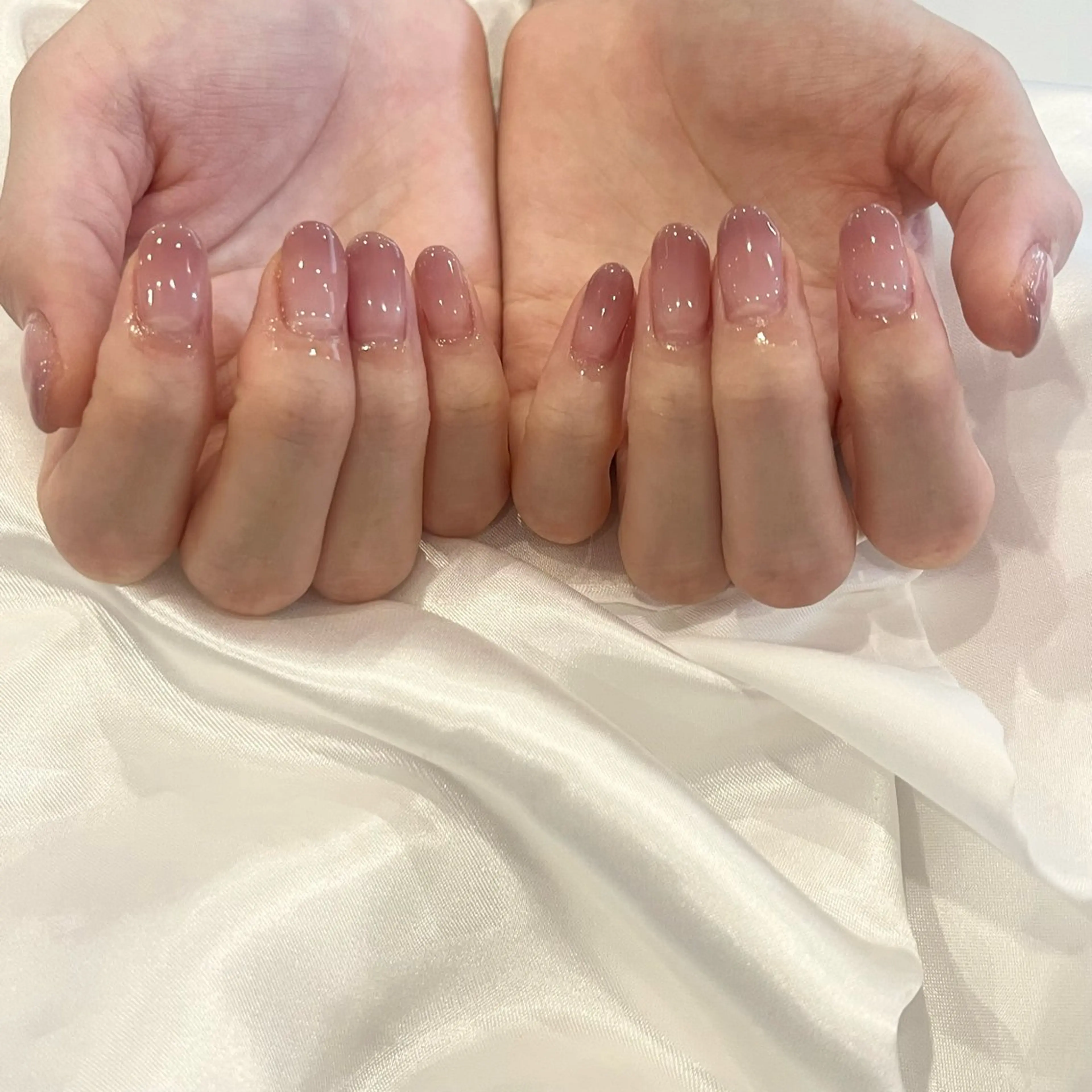 ネイル グラデーション オフィスネイル ピンク ハンドネイル ♡Tajima Yumeka♡のネイルデザイン