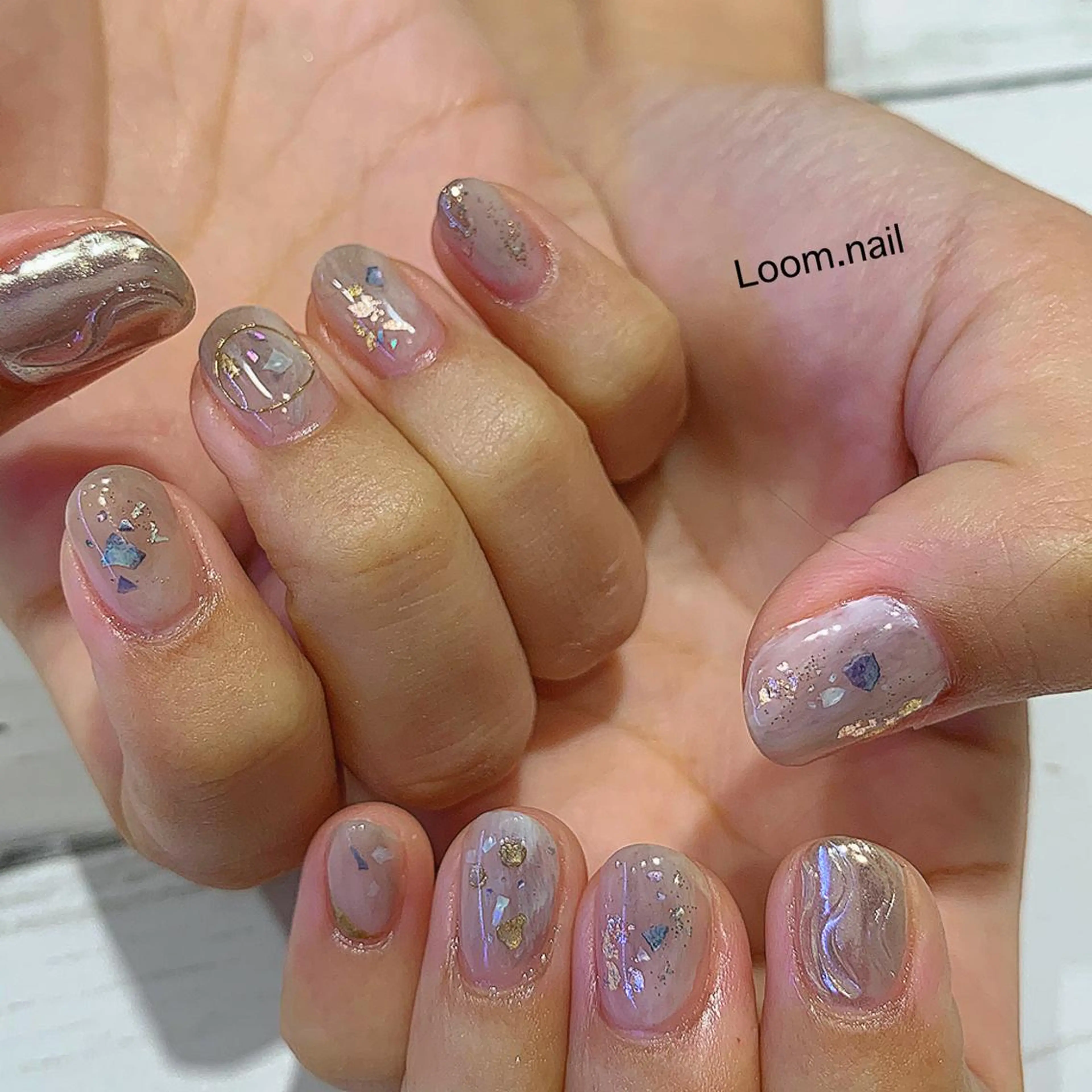 ネイル Loom所属・hrd manamiのネイルデザイン