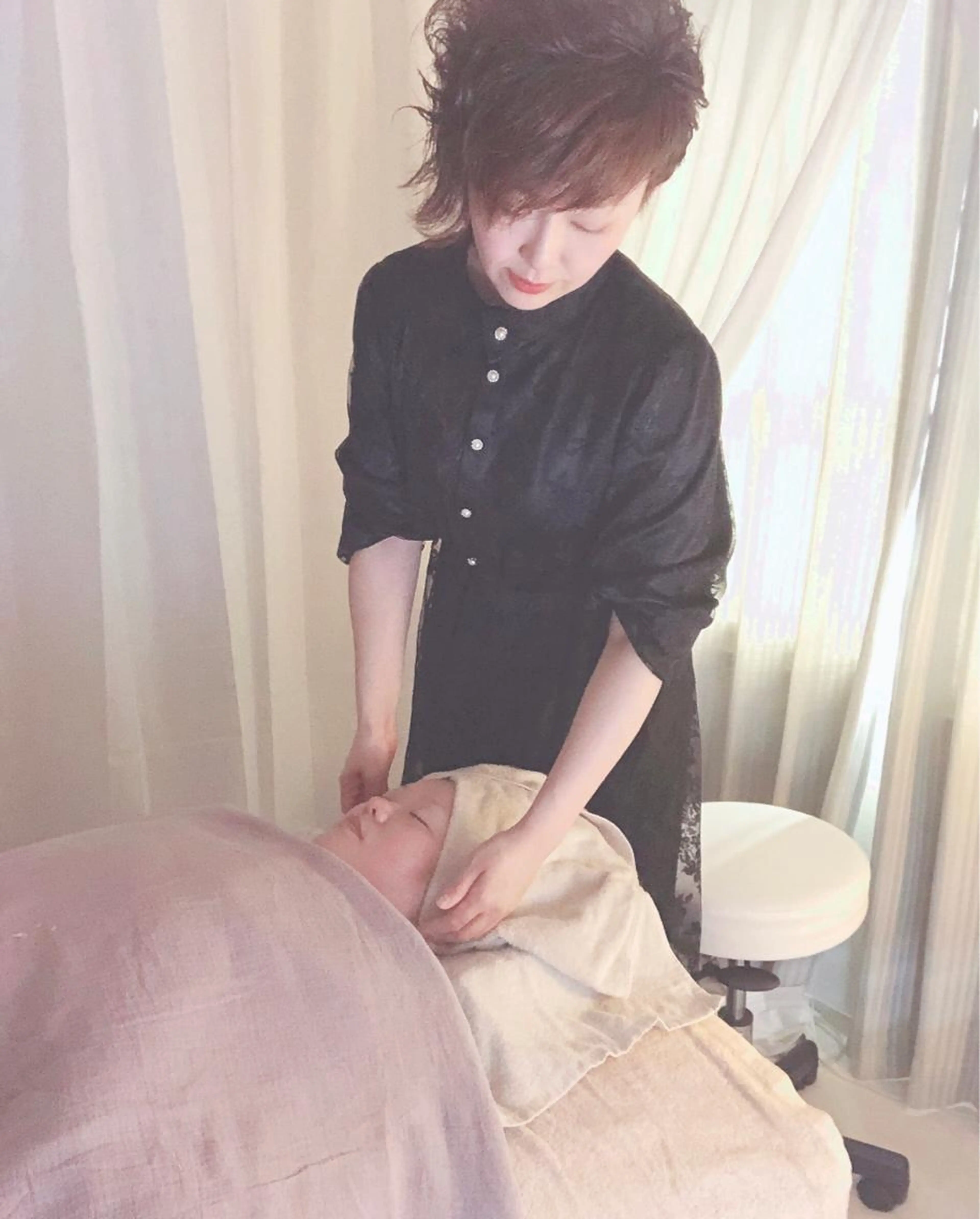 【頭痛•肩こり•姿勢】60分　頭痛ドライヘッドスパ➕肩こり、猫背の写真