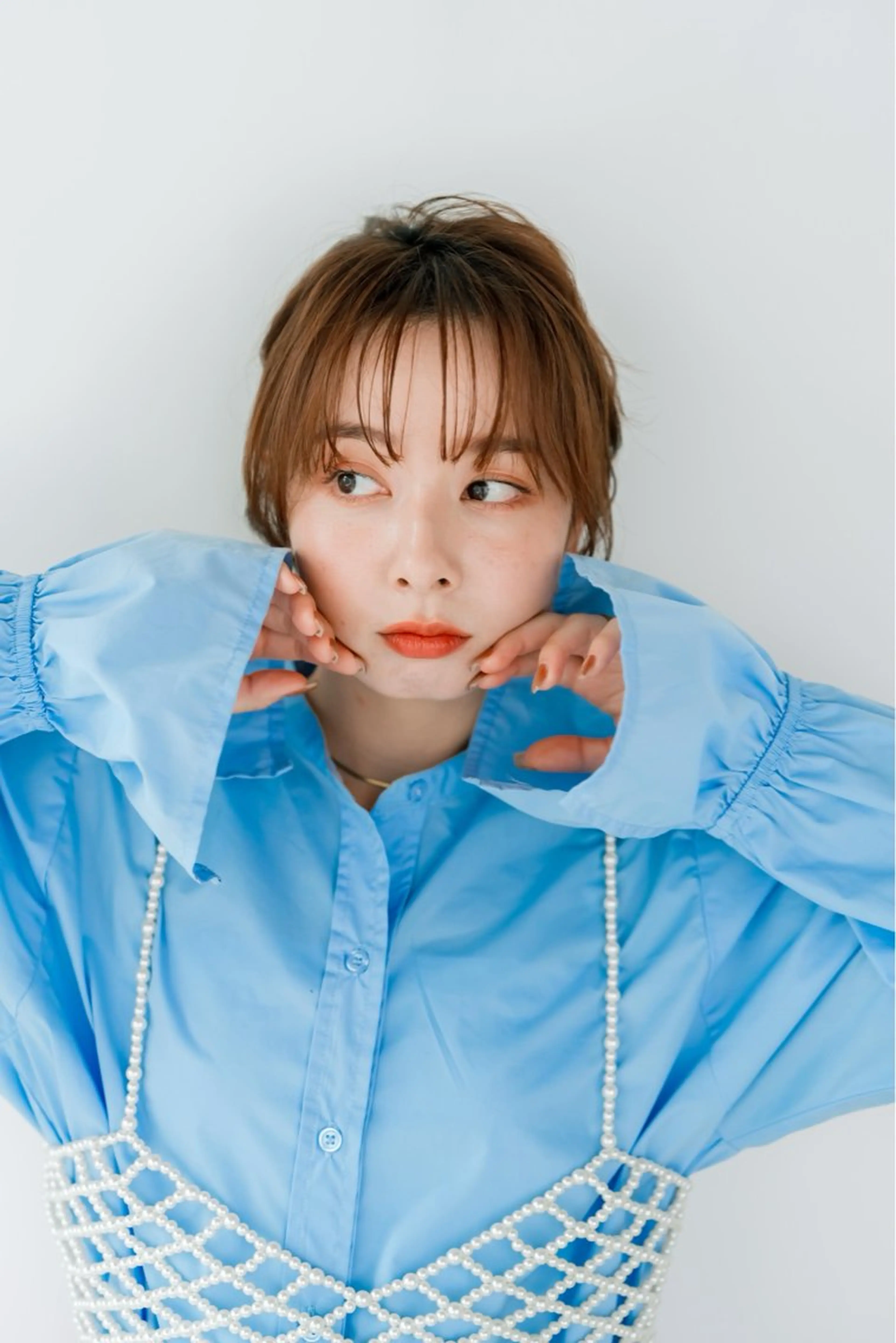 ショート 髪質改善✨️透明感カ ラー✧*。山下さいみのヘアスタイル