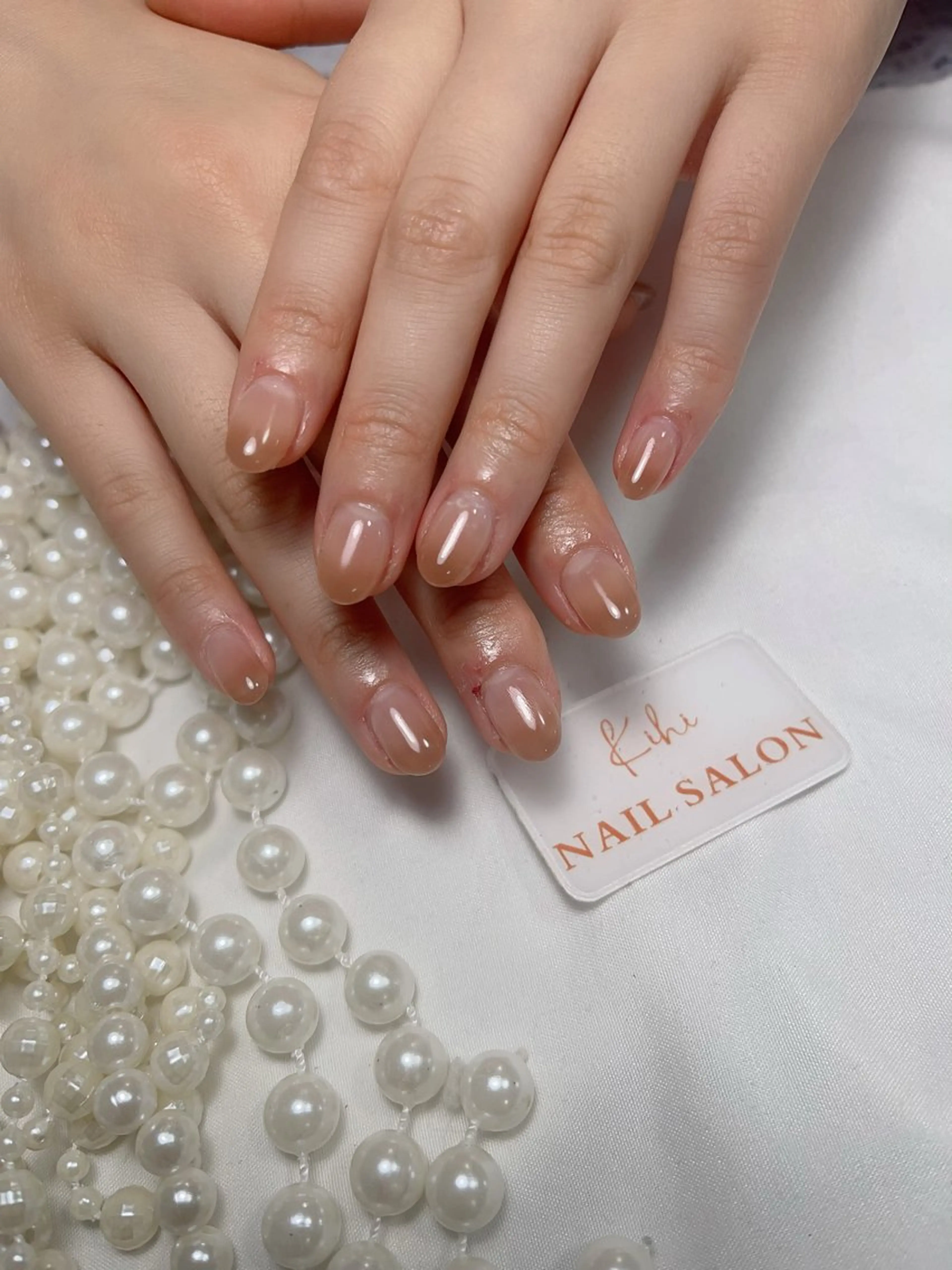 ネイル アートネイル フレンチネイル ジェルネイル グラデーション 韓国ネイル ハンドネイル 💕鈴木ユリ パラジェル/オフ無料のネイルデザイン
