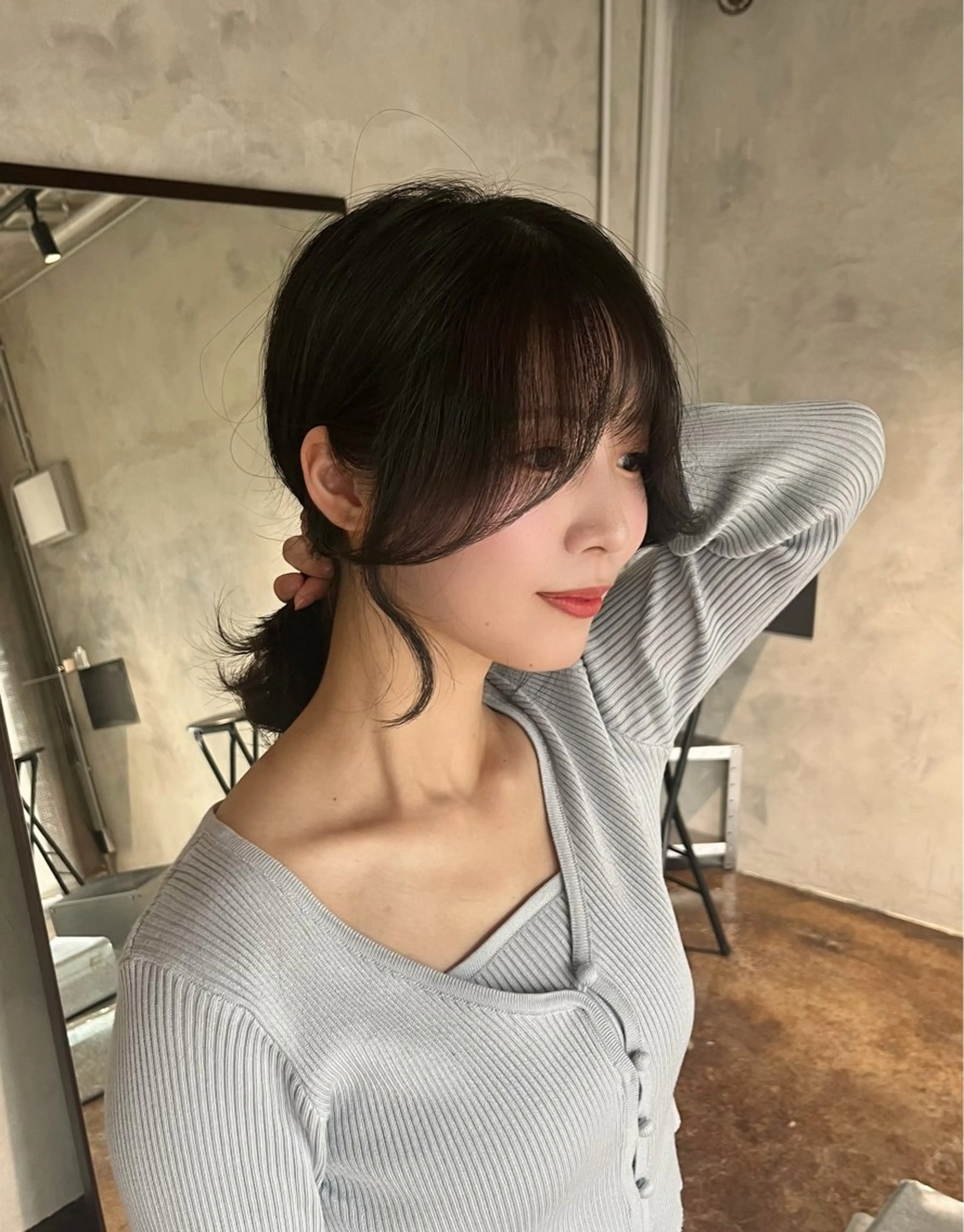 セミロング カット 縮毛矯正 🇰🇷祝斗🇰🇷 /韓国ボブ/レイヤーのヘアスタイル