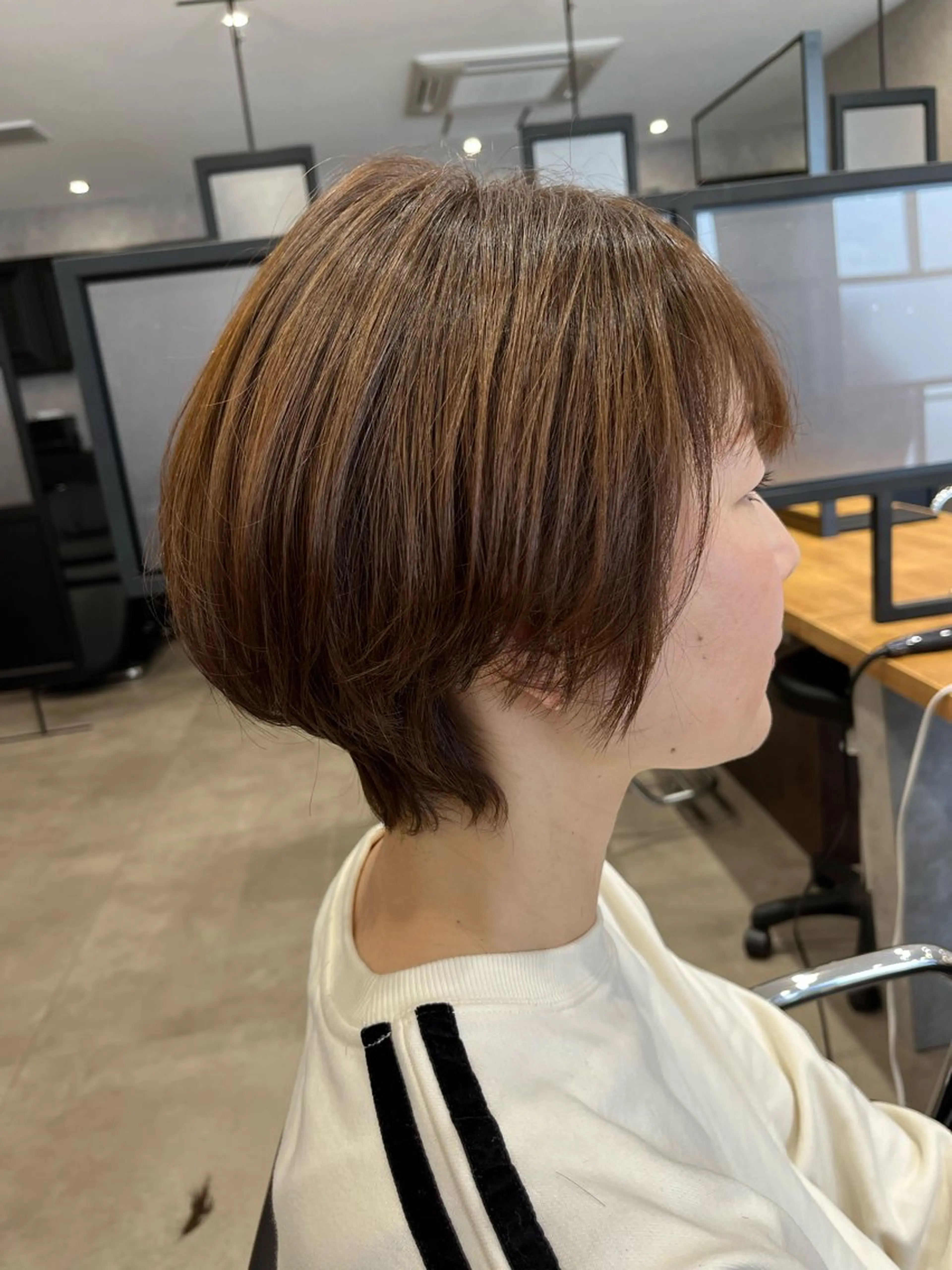 ショート 花城 沙也加のヘアスタイル