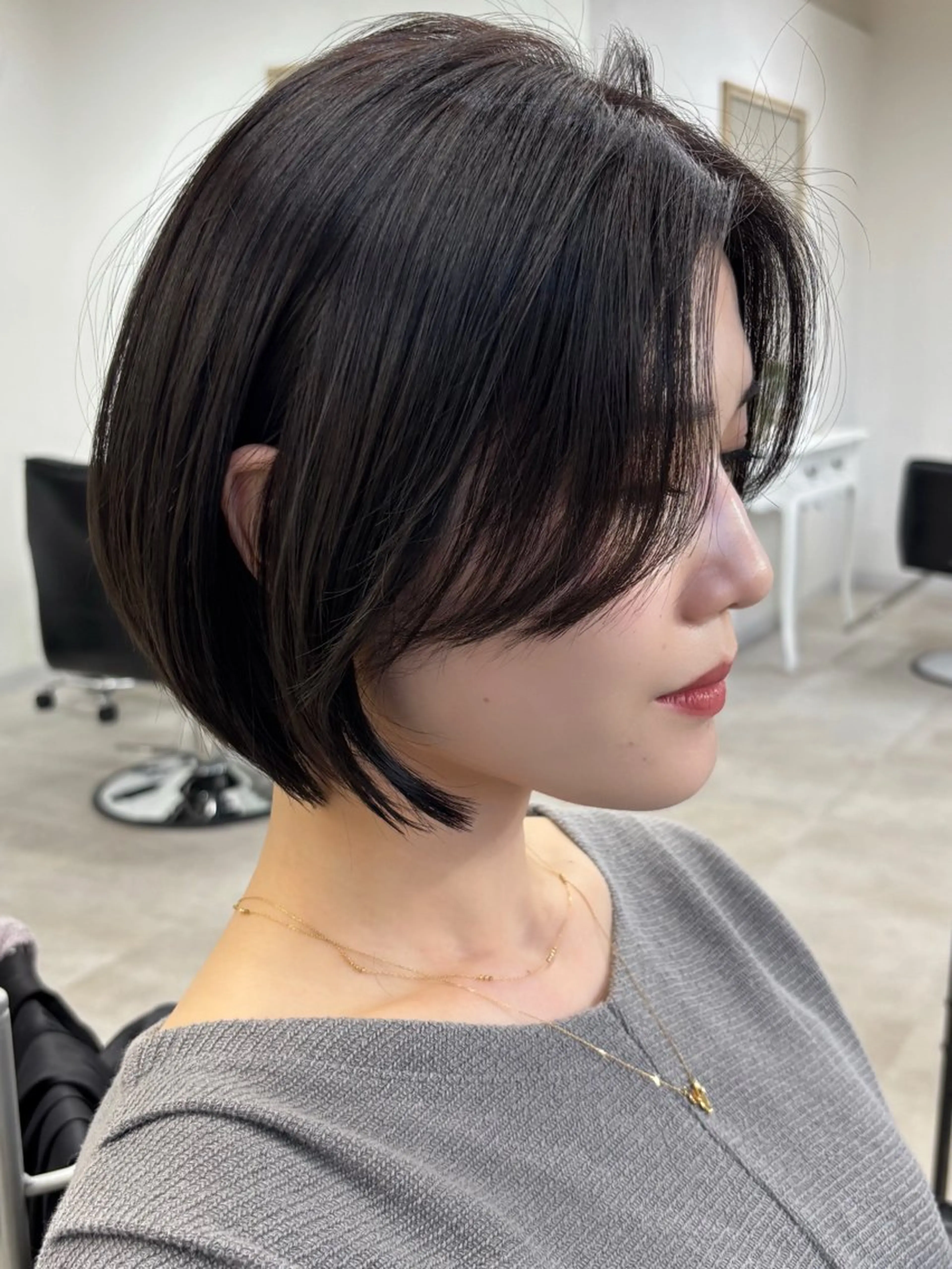 ショート カット ヘアカラー トリートメント ChLem所属・ショート✨レイヤー✨ 池田 慧太のヘアスタイル