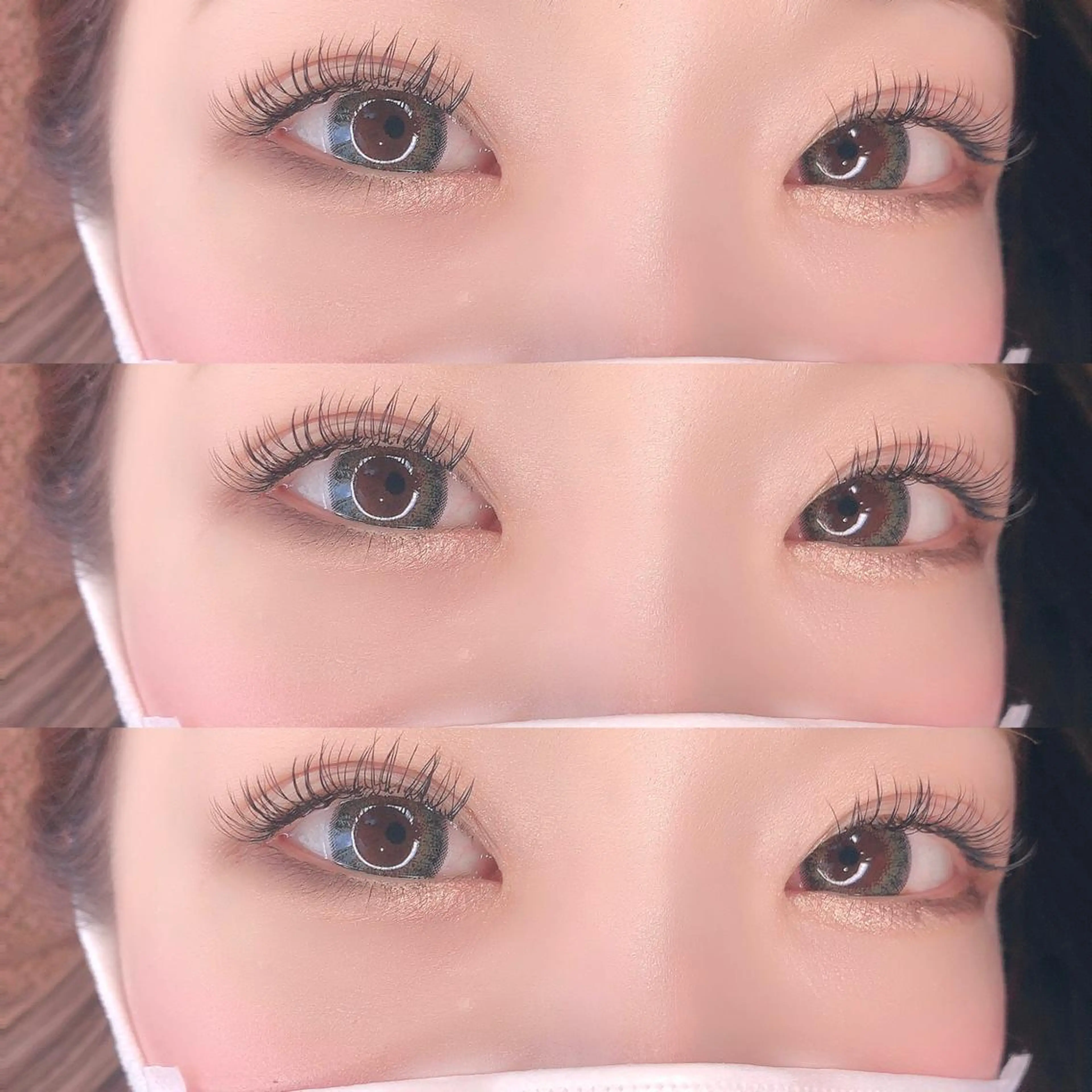 ミディアム カラー パーマ マツエク・マツパ アイブロウ apopi's所属・真夜中のまつ毛 APOPI'Sのマツエク・マツパデザイン