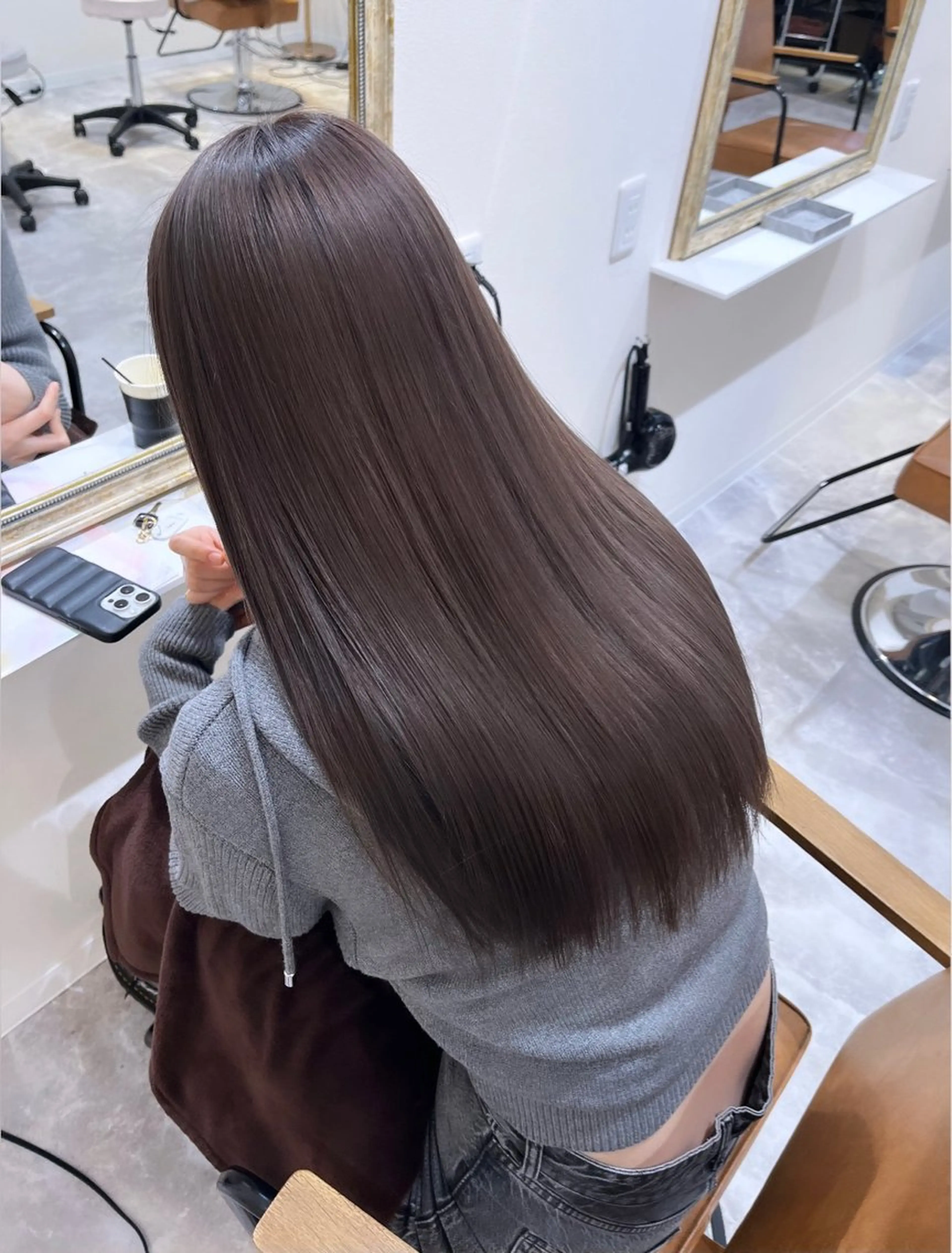 𓍯 ミニモ限定𓍯 透明感カラー + 髪質改善トリートメント🛁の写真