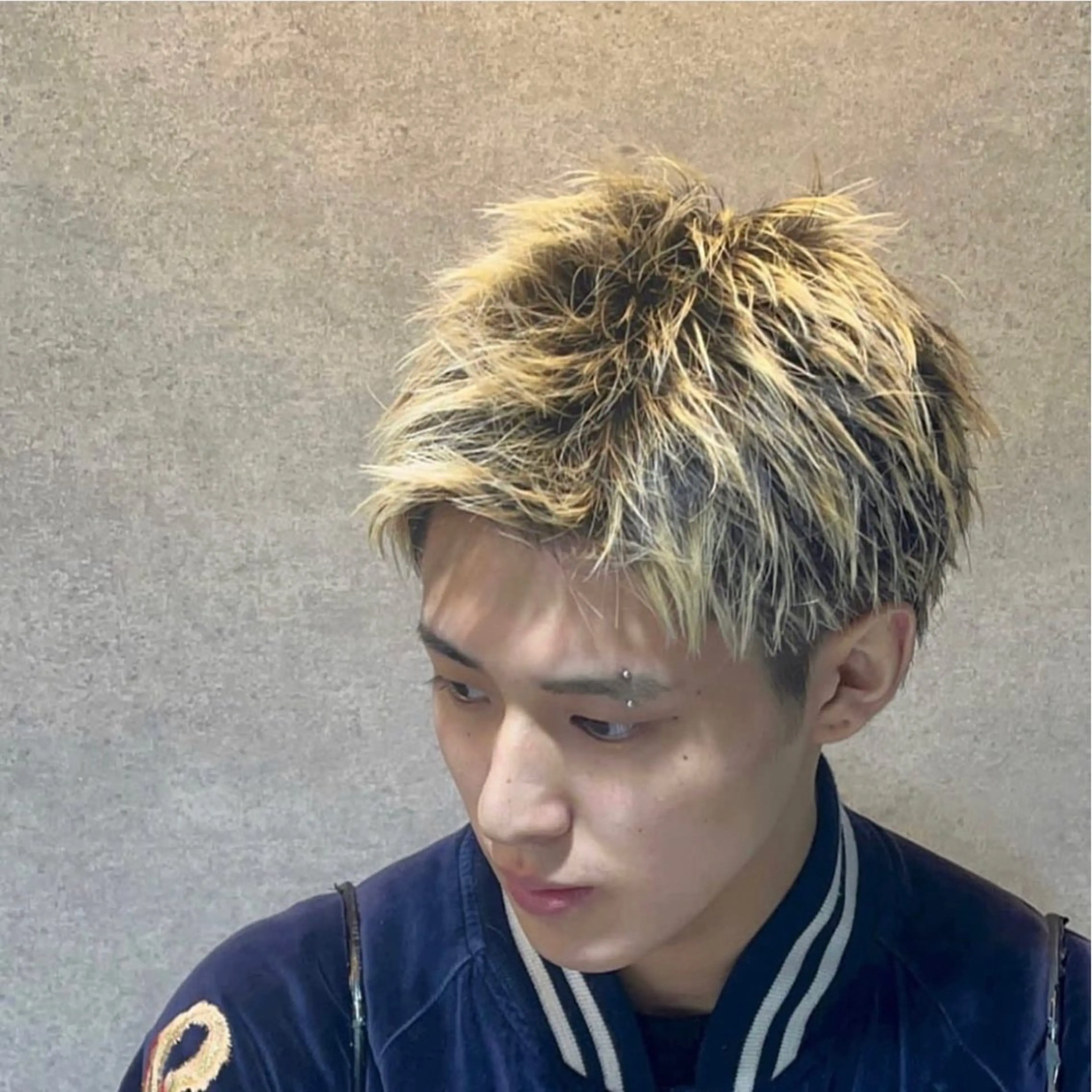 ショート カラー パーマ メンズ 🔥メンズ 特化🔥菊水皐暉🔥のヘアスタイル