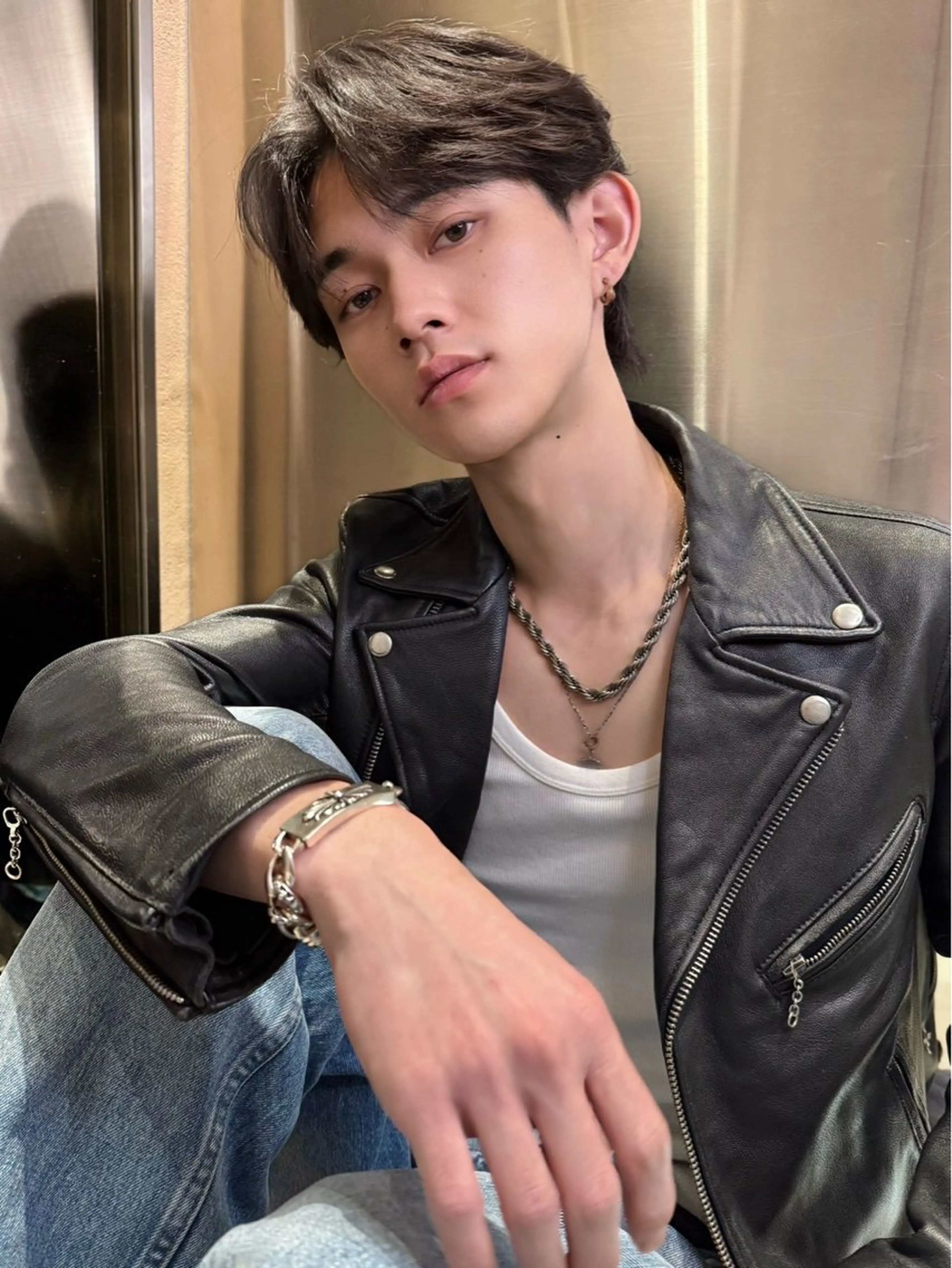 【大宮で叶える本場韓国ダウンパーマ❤️‍🔥】韓国メンズカット✂️➕ダウンパーマ💫➕1ステップトリートメント🫧の写真