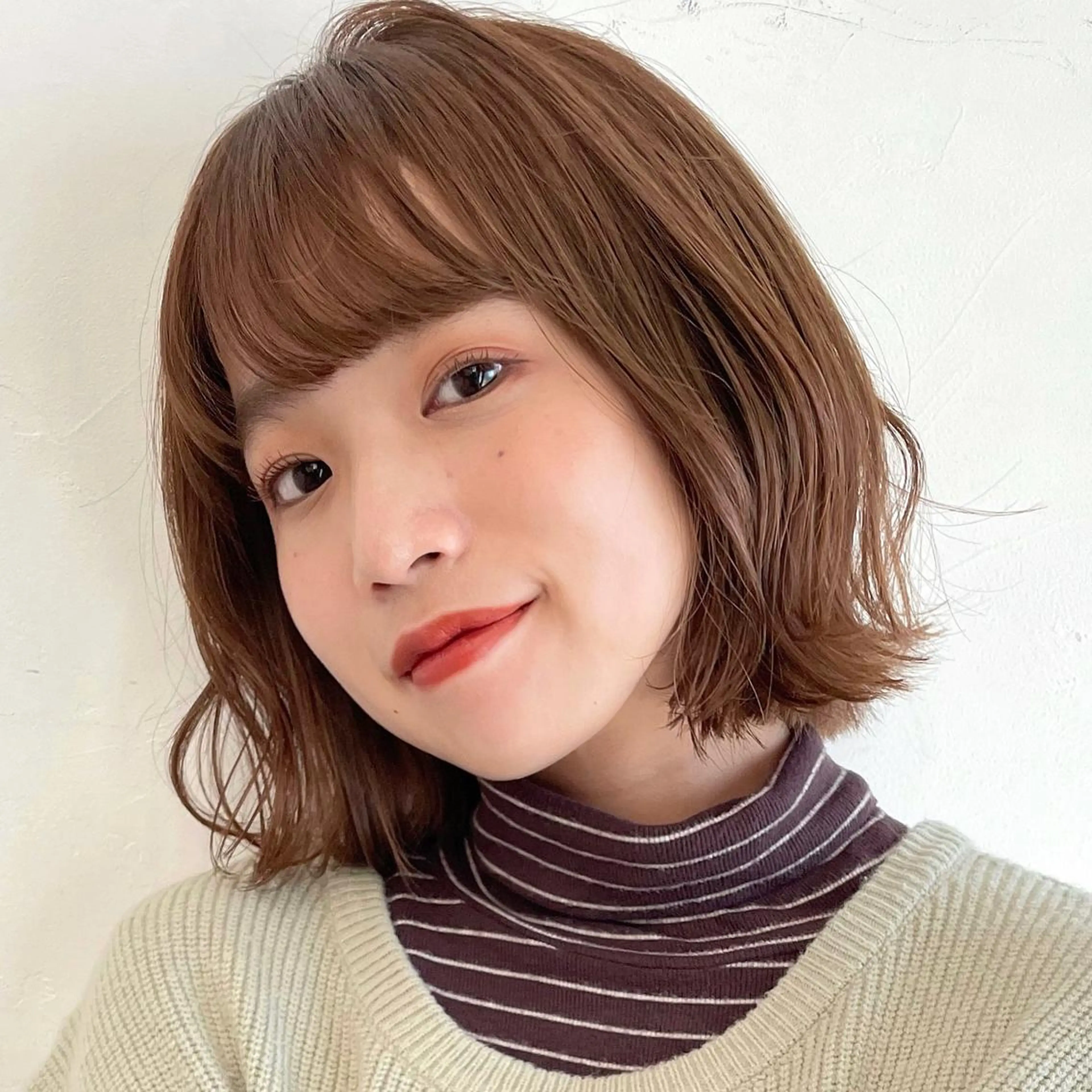 ショート カラー カット ヘアカラー OAK 学芸大学所属・秋葉萌　透明感カラー /レイヤー/ボブ♡のヘアスタイル