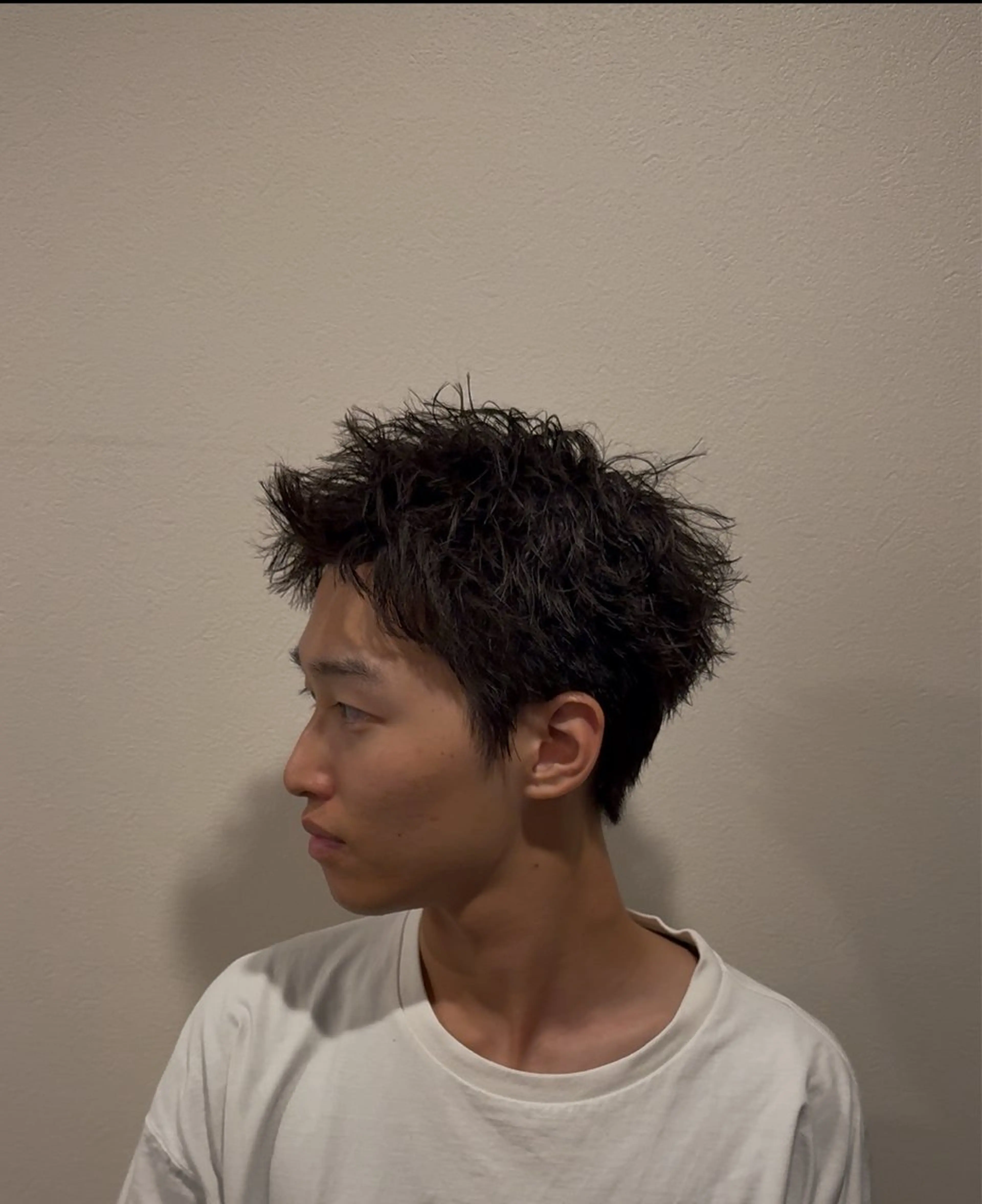 パーマ メンズ SALOWIN梅田茶屋町North店所属・岡田/メンズ特化/パ ーマ&ショートのプロのヘアスタイル