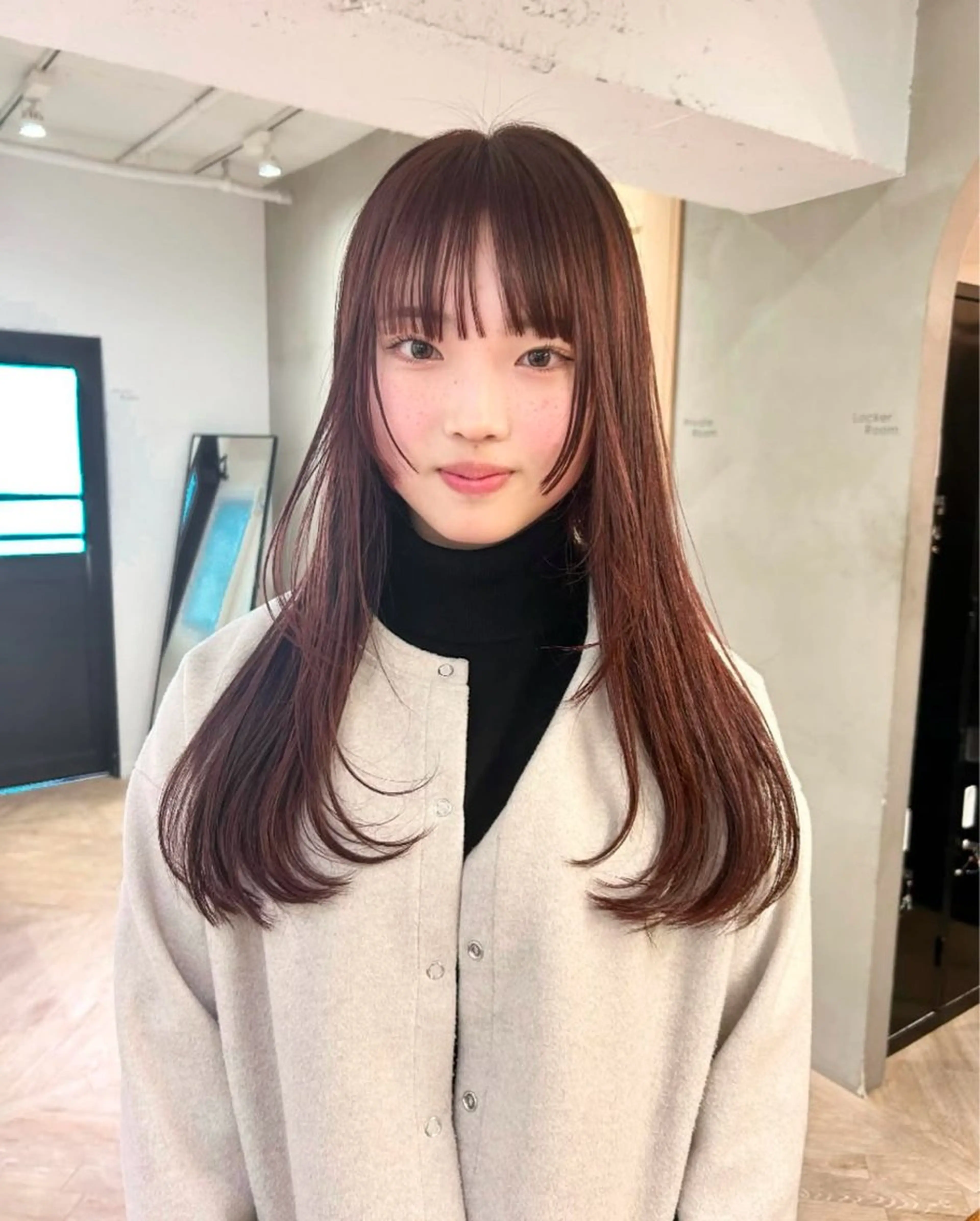 ロング カラー ブラウンカラー ピンクカラー ピンクブラウン 透明感×レイヤーカッ ト🌼kiraraのヘアスタイル