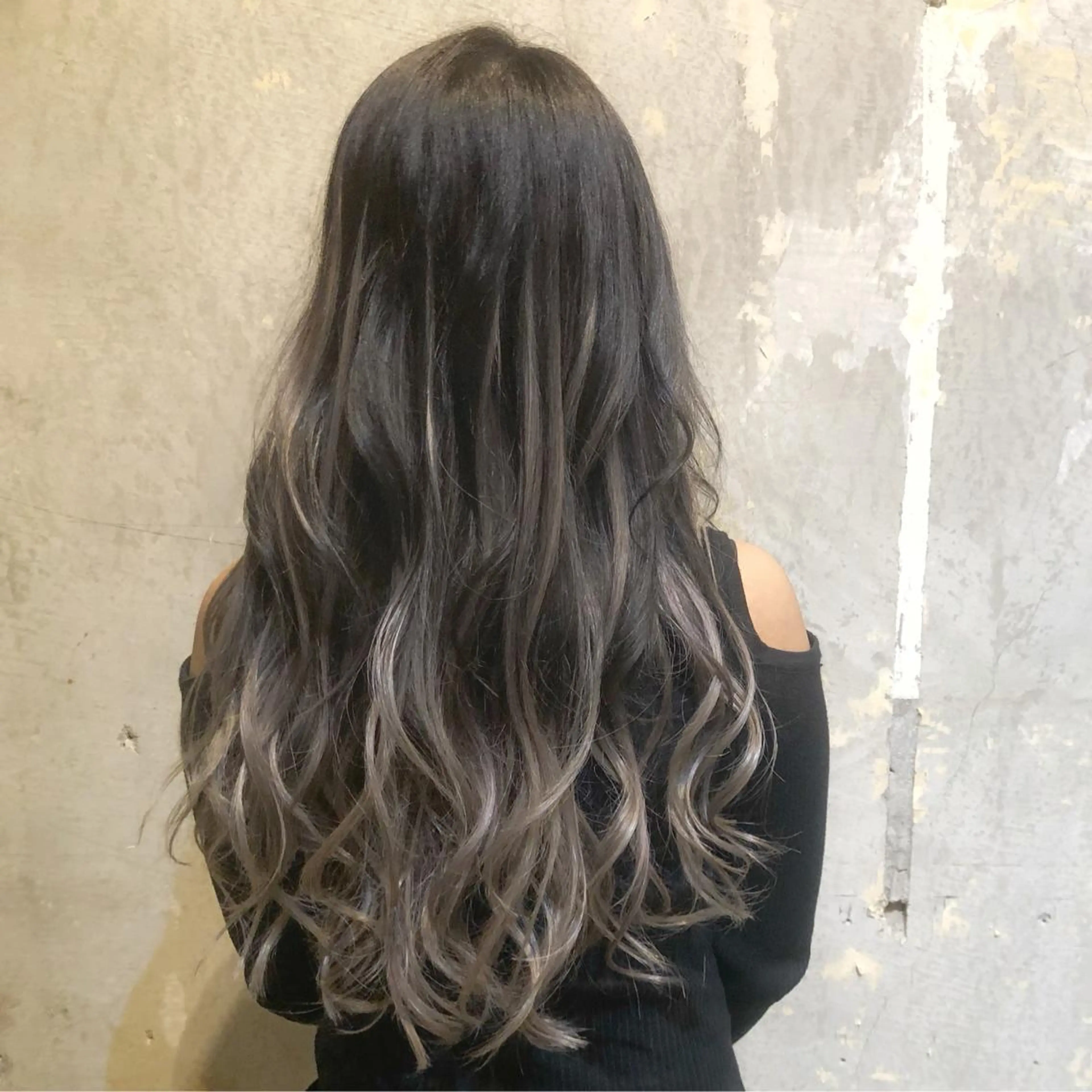 ロング エクステ ハイライト ヘアカラー エクステ エクステ指名No.1 【店長】橘田のヘアスタイル